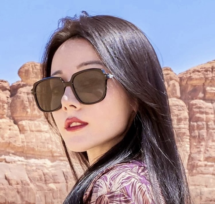   🔺 【GUCCI】2025开春新款 潮流爆款 时尚圆框偏光太阳镜 高品质 佩戴舒适 网红潮款墨镜 女