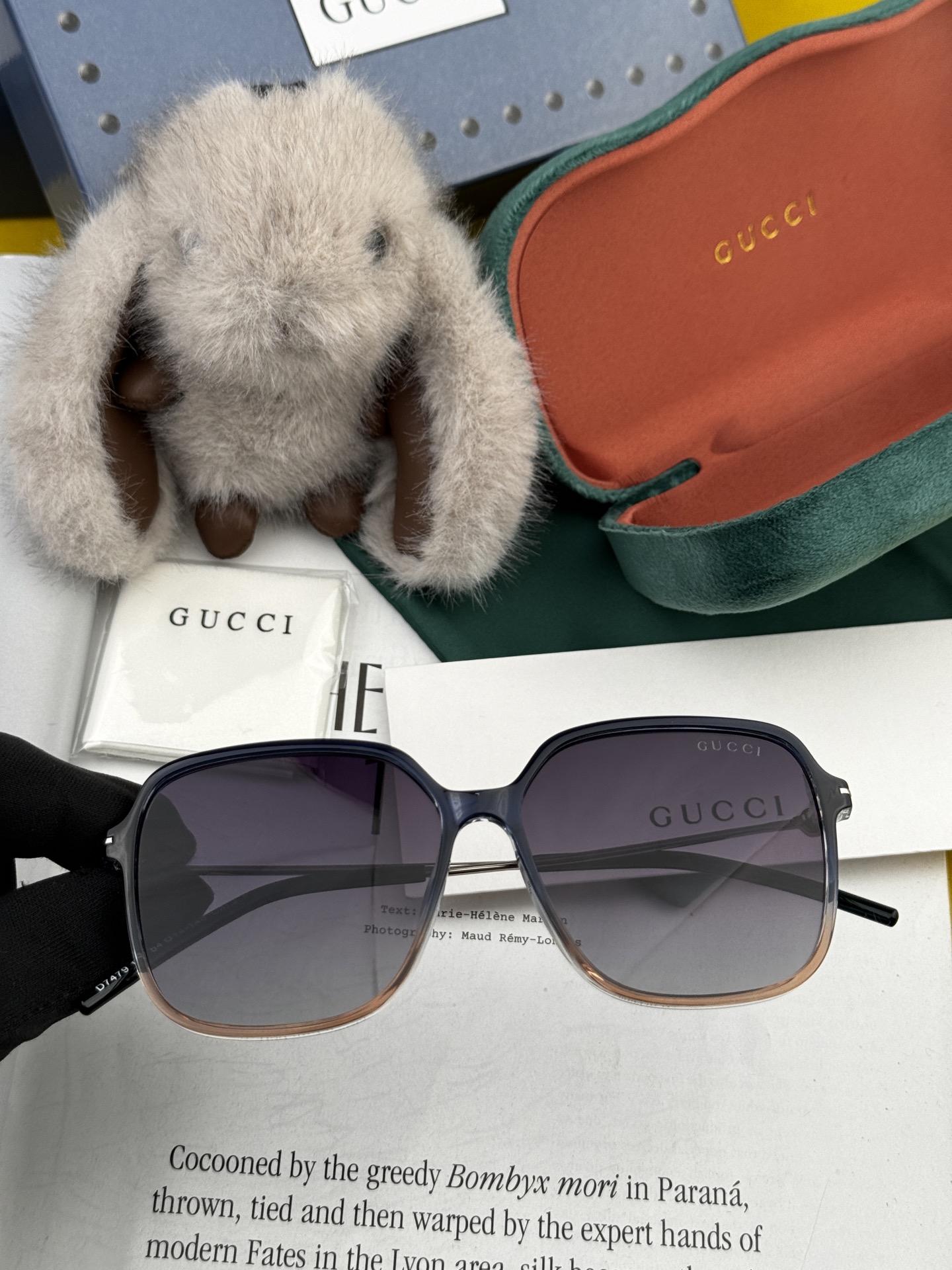   🔺 【GUCCI】2025开春新款 潮流爆款 时尚圆框偏光太阳镜 高品质 佩戴舒适 网红潮款墨镜 女