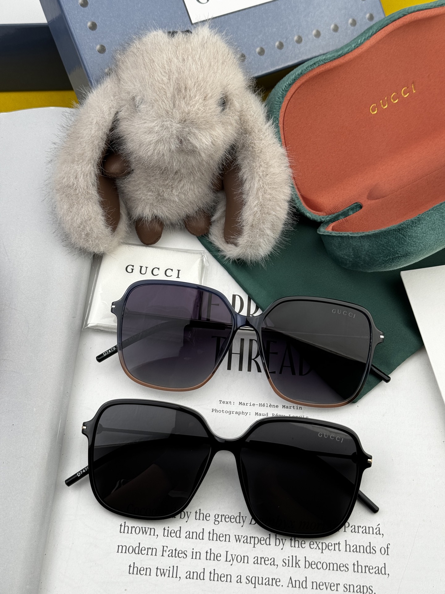   🔺 【GUCCI】2025开春新款 潮流爆款 时尚圆框偏光太阳镜 高品质 佩戴舒适 网红潮款墨镜 女