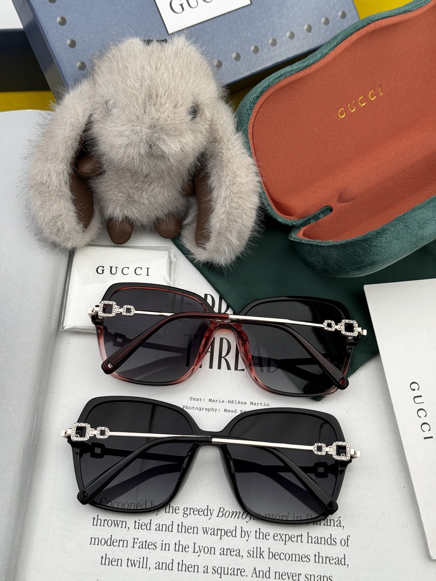   🔺 【GUCCI】2025开春新款 潮流爆款 时尚圆框偏光太阳镜 高品质 佩戴舒适 网红潮款墨镜 女