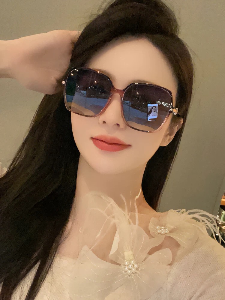   🔺 【GUCCI】2025开春新款 潮流爆款 时尚圆框偏光太阳镜 高品质 佩戴舒适 网红潮款墨镜 女