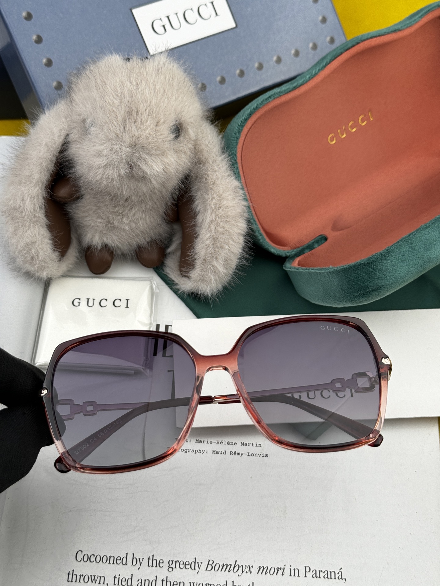   🔺 【GUCCI】2025开春新款 潮流爆款 时尚圆框偏光太阳镜 高品质 佩戴舒适 网红潮款墨镜 女