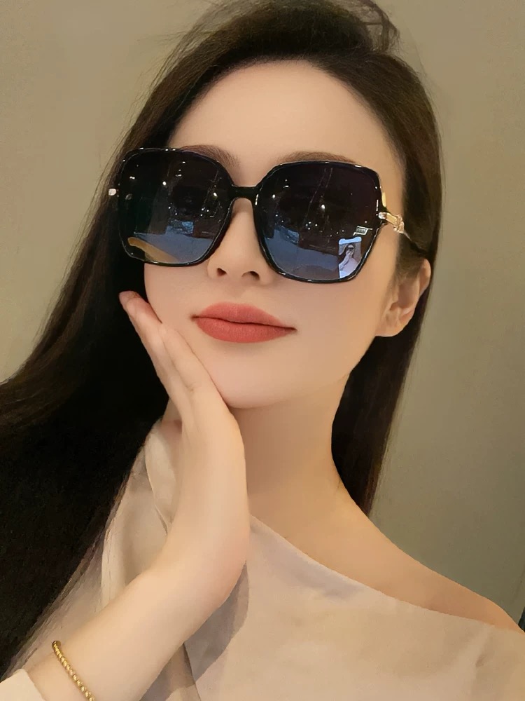   🔺 【GUCCI】2025开春新款 潮流爆款 时尚圆框偏光太阳镜 高品质 佩戴舒适 网红潮款墨镜 女