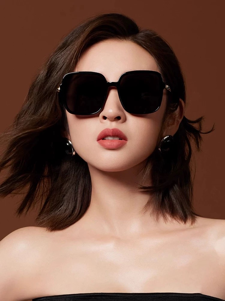   🔺 【DIOR】2025开春新款 潮流爆款 时尚圆框偏光太阳镜 高品质 佩戴舒适 网红潮款墨镜 女士