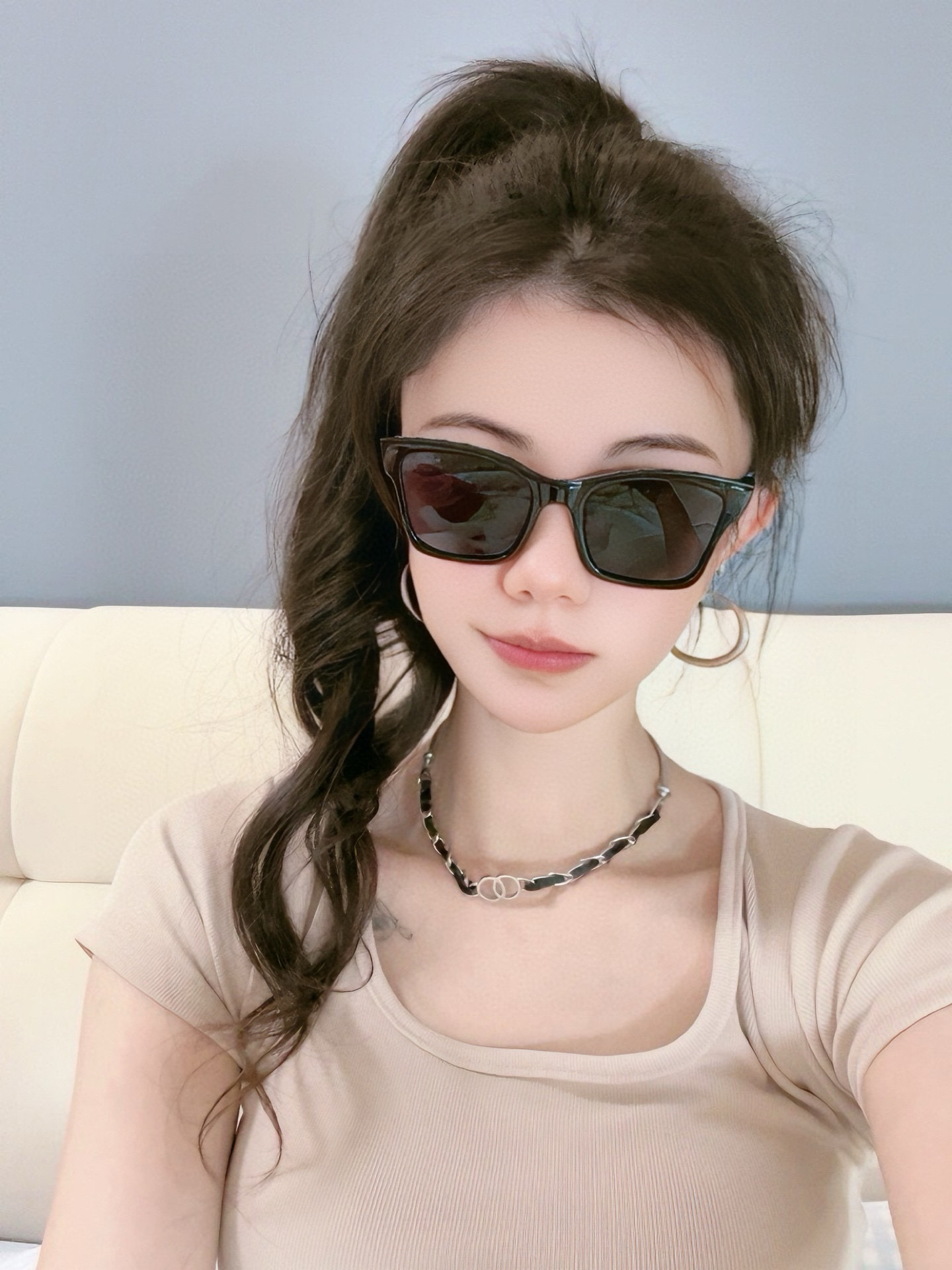NO:249810,Chanel sunglasses sunglasses classic square frame design, not picky about face shape, it looks very elegant whether it is matched with a coat or a dress, sunglasses prevent UV rays Model CH3982 glasses sunglasses sunglasses, glasses, chanel, skirts19860909Chanel太阳镜墨镜 经典的方框设计,不挑脸型,无论搭配大衣还是连衣裙都非常显气质太阳镜预防紫外线 型号CH3982眼镜墨镜太阳镜,眼镜,chanel,skirts,glasses