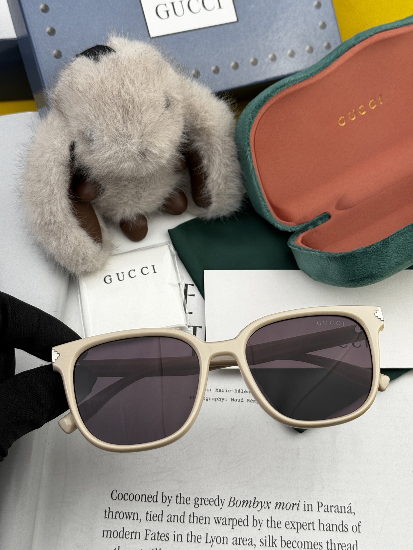  🔺 【GUCCI-偏光太阳镜】2025开春新款 潮流爆款 时尚圆框偏光太阳镜 高品质 佩戴舒适 网红潮