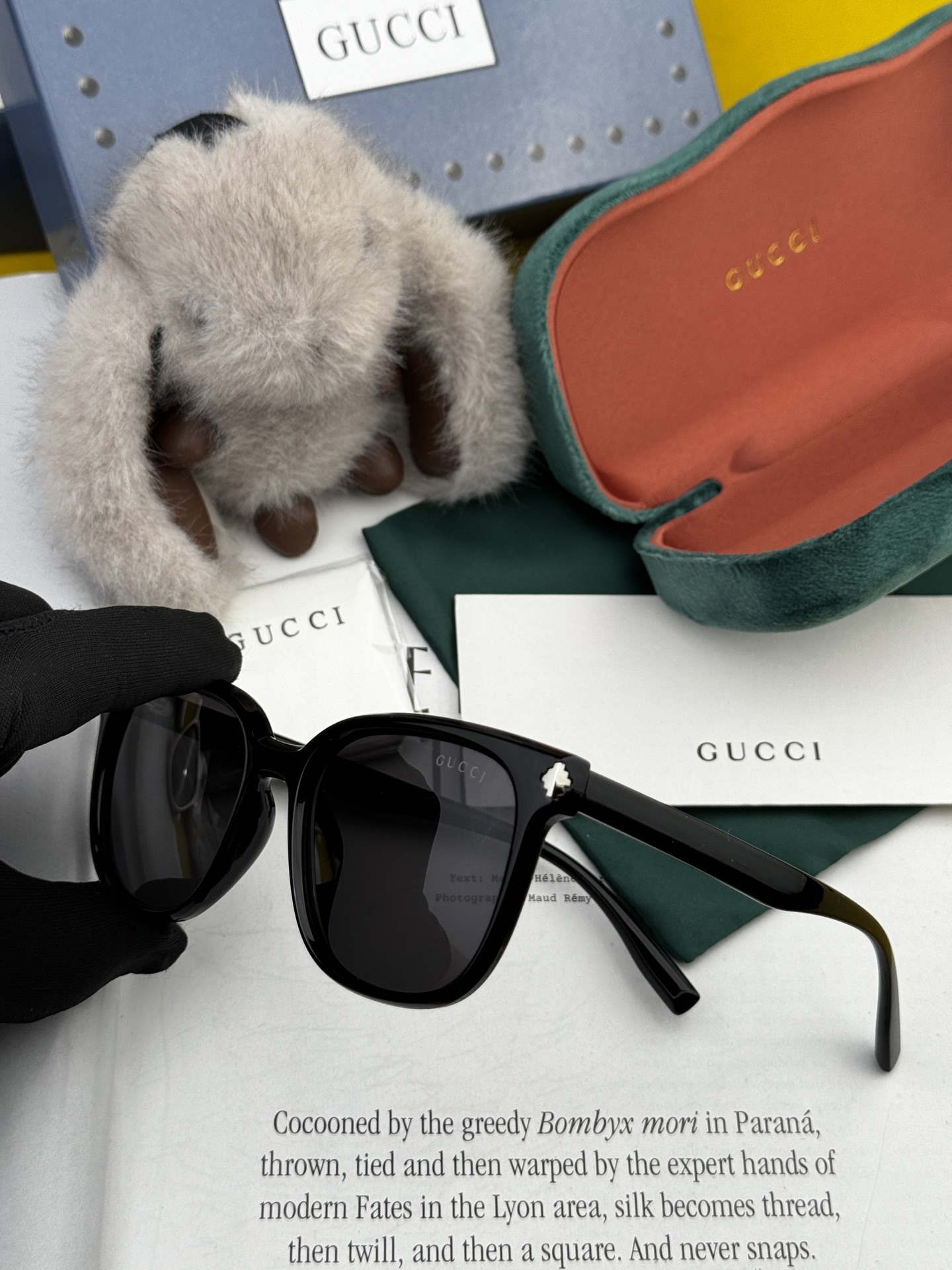  🔺 【GUCCI-偏光太阳镜】2025开春新款 潮流爆款 时尚圆框偏光太阳镜 高品质 佩戴舒适 网红潮