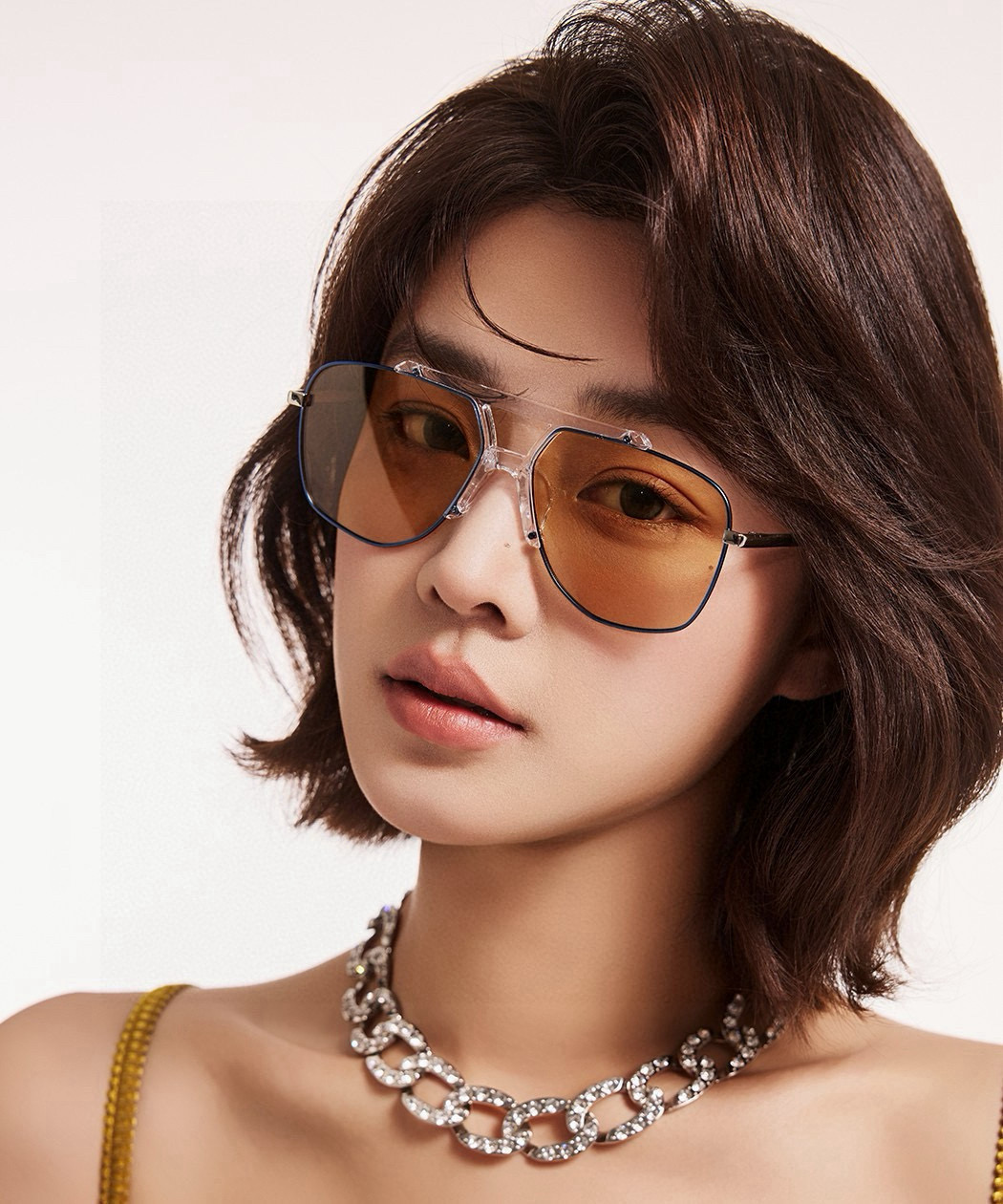 🔺 【GUCCI】2025开春新款 潮流爆款 时尚方框偏光太阳镜 高品质 佩戴舒适 网红潮款墨镜 女士高