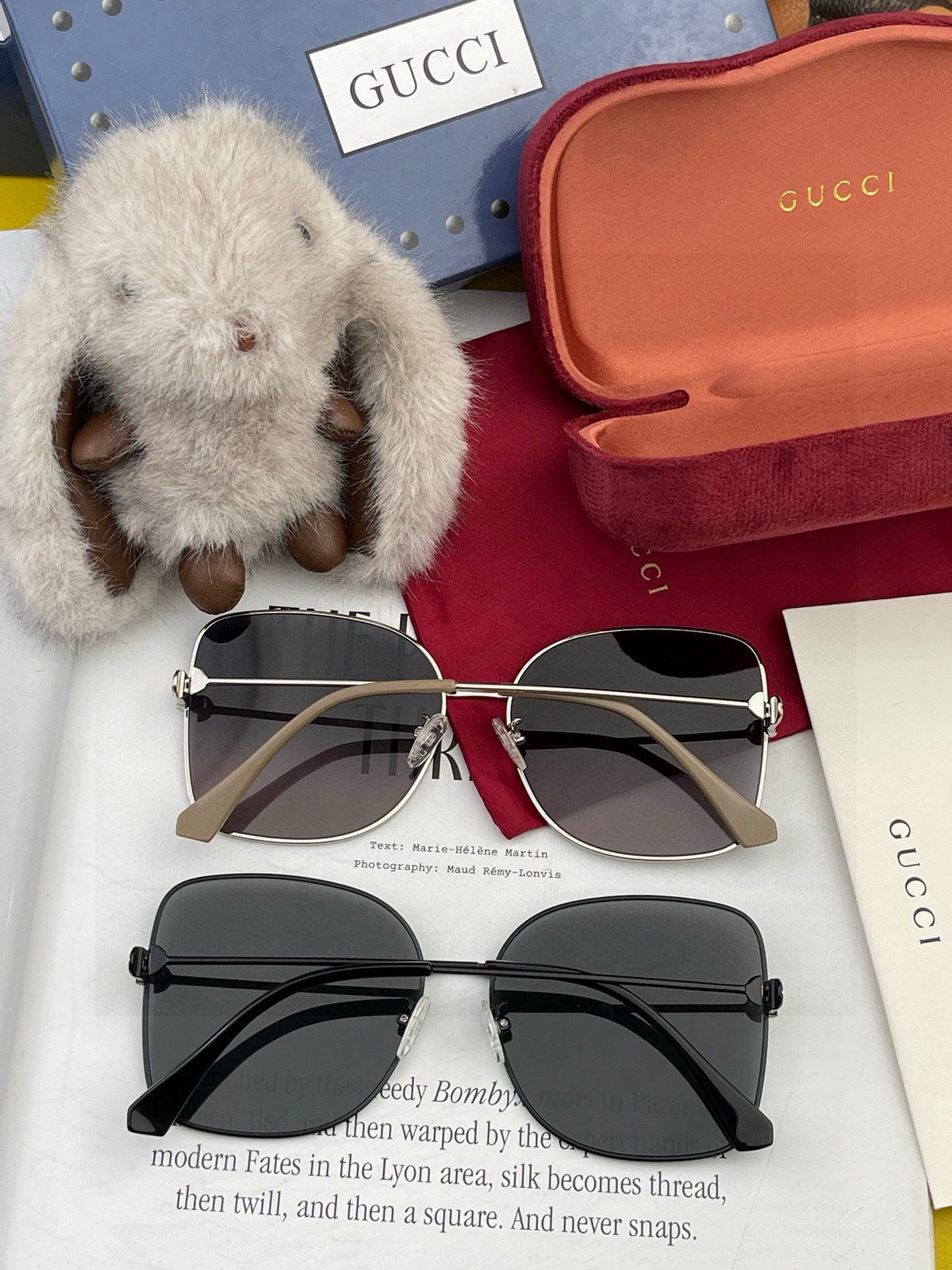 🔺 【GUCCI-尼龙偏光太阳镜】2025开春新款 潮流爆款 时尚圆框偏光太阳镜 高品质 佩戴舒适 网红