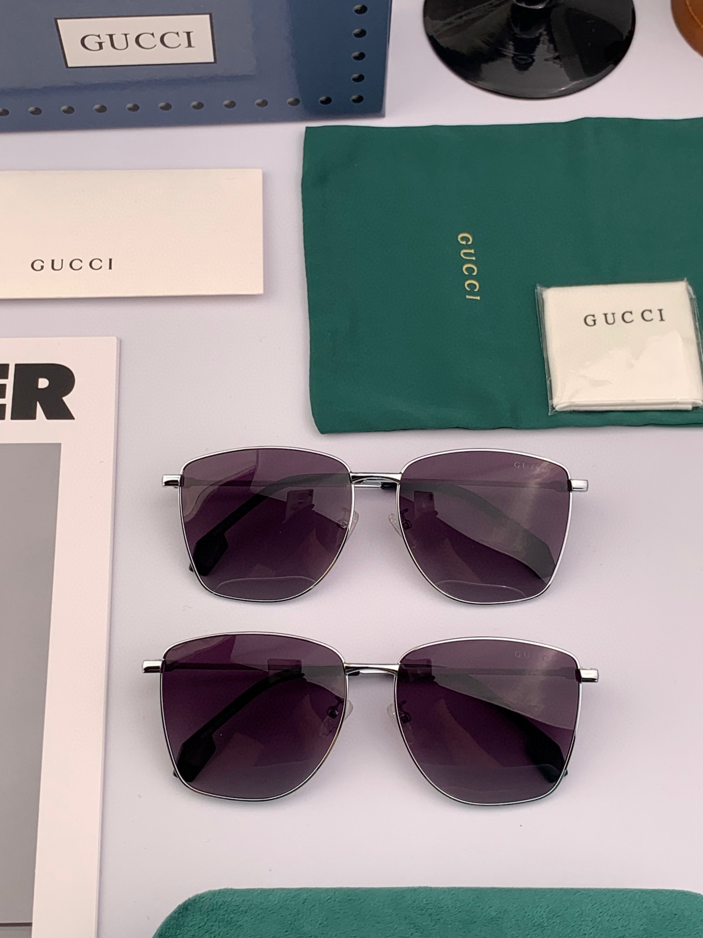   Gucci 🔥  高品质男女款墨镜   👍 进口宝丽来偏光镜片  🔥蛤蟆镜 开车钓鱼都可 🔥百搭显瘦