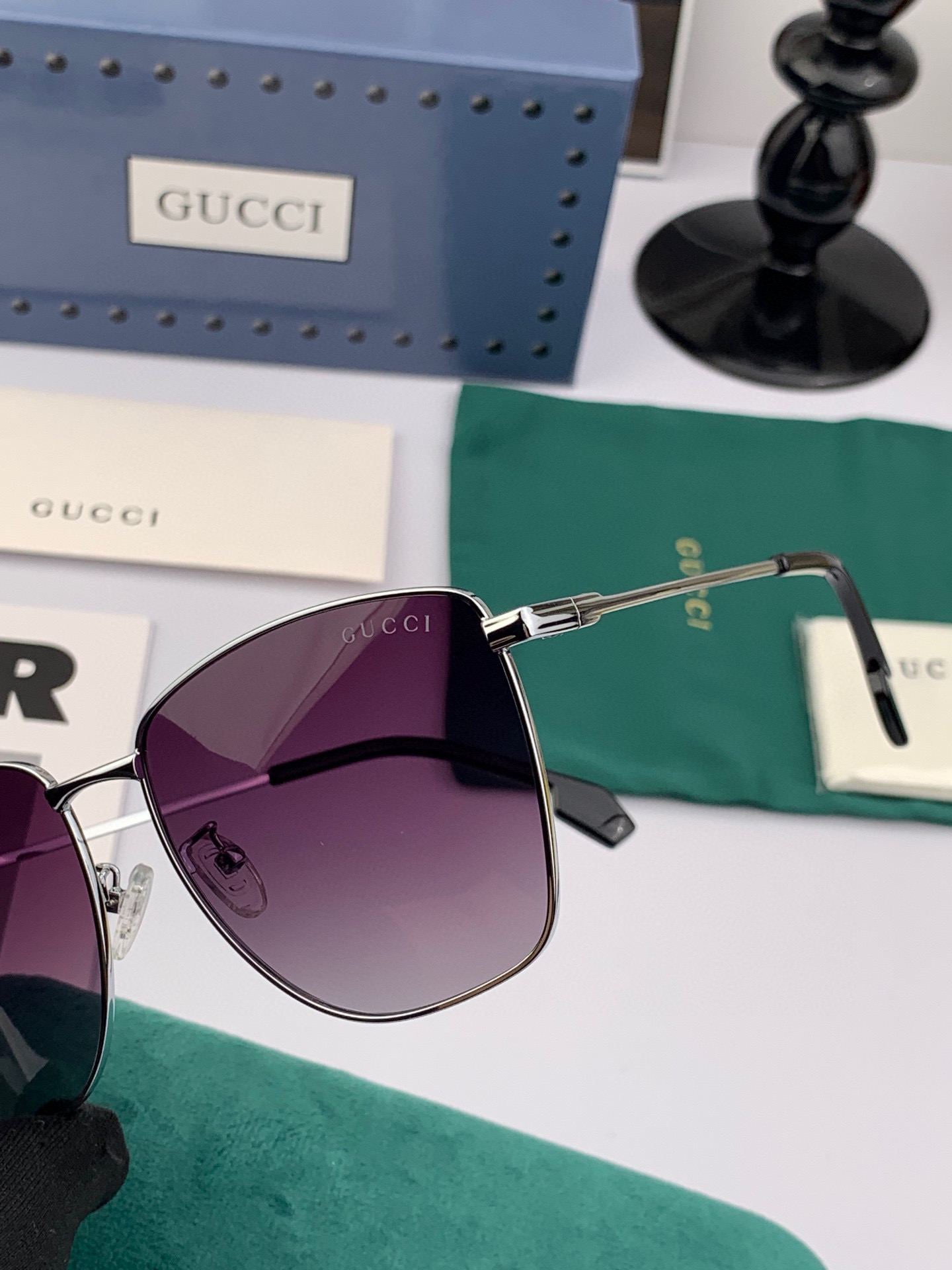   Gucci 🔥  高品质男女款墨镜   👍 进口宝丽来偏光镜片  🔥蛤蟆镜 开车钓鱼都可 🔥百搭显瘦