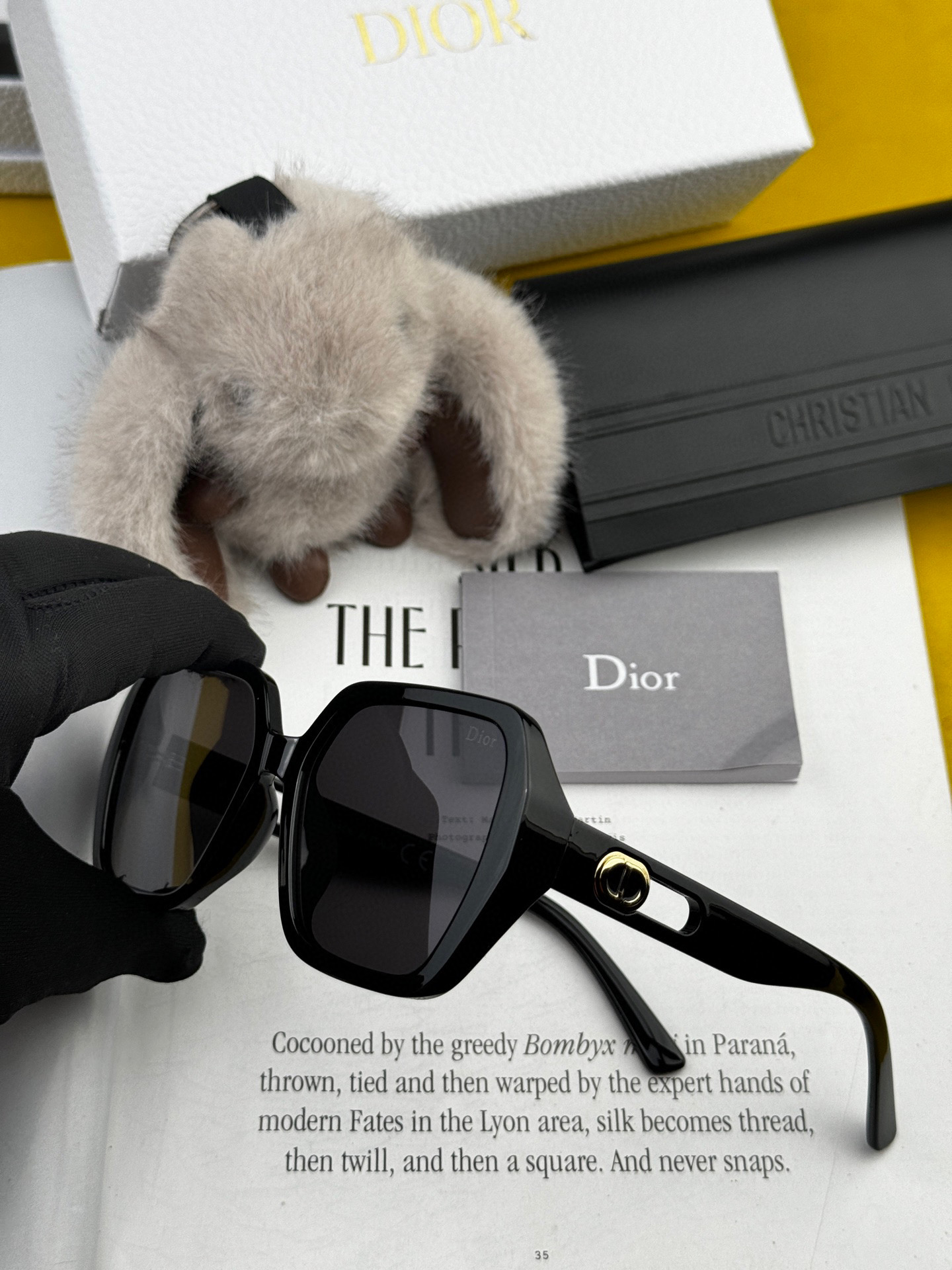   🔺 【DIOR-迪奥】2025开春新款 潮流爆款 时尚方框偏光太阳镜 高品质 佩戴舒适 网红潮款墨镜