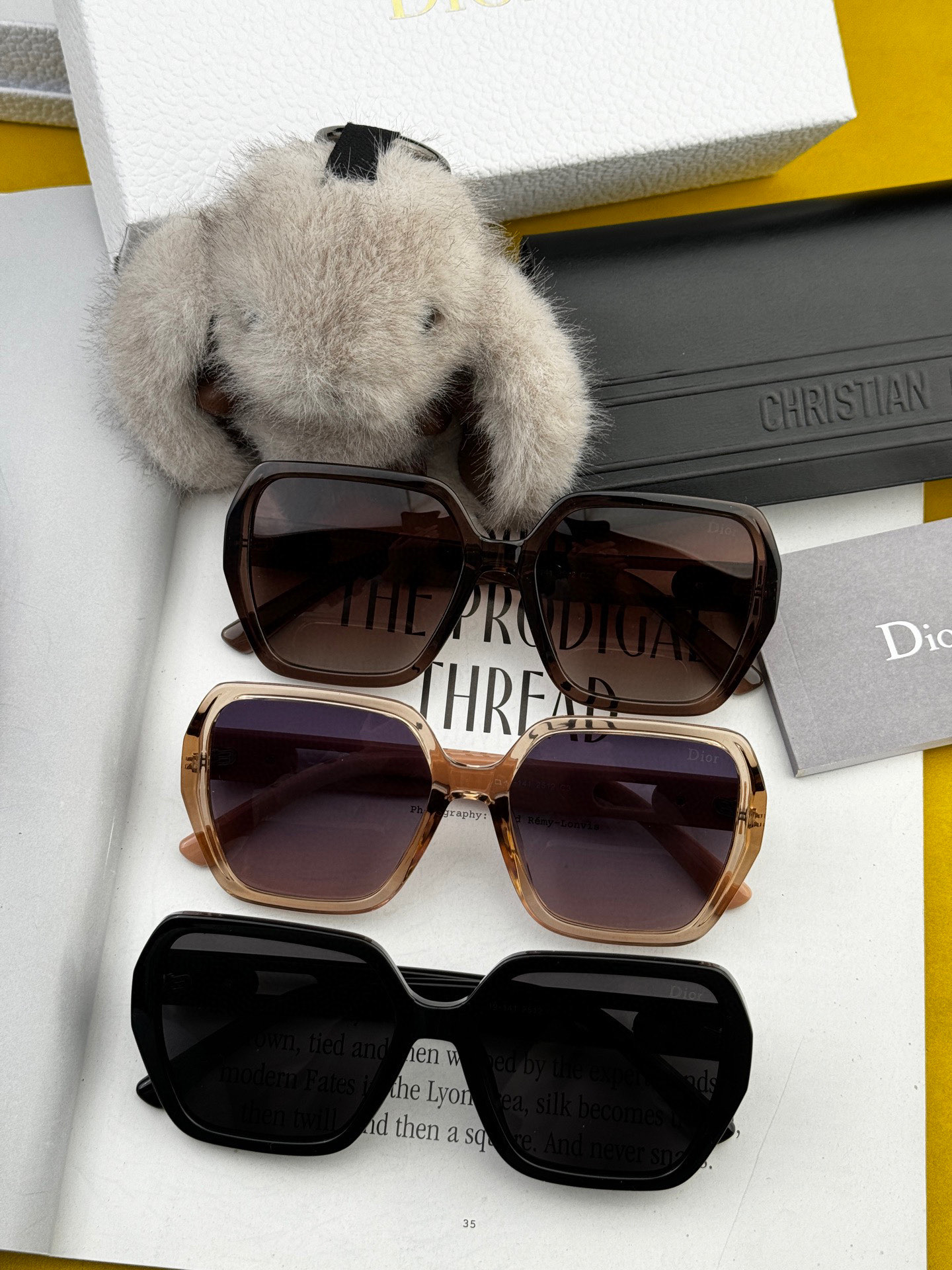   🔺 【DIOR-迪奥】2025开春新款 潮流爆款 时尚方框偏光太阳镜 高品质 佩戴舒适 网红潮款墨镜