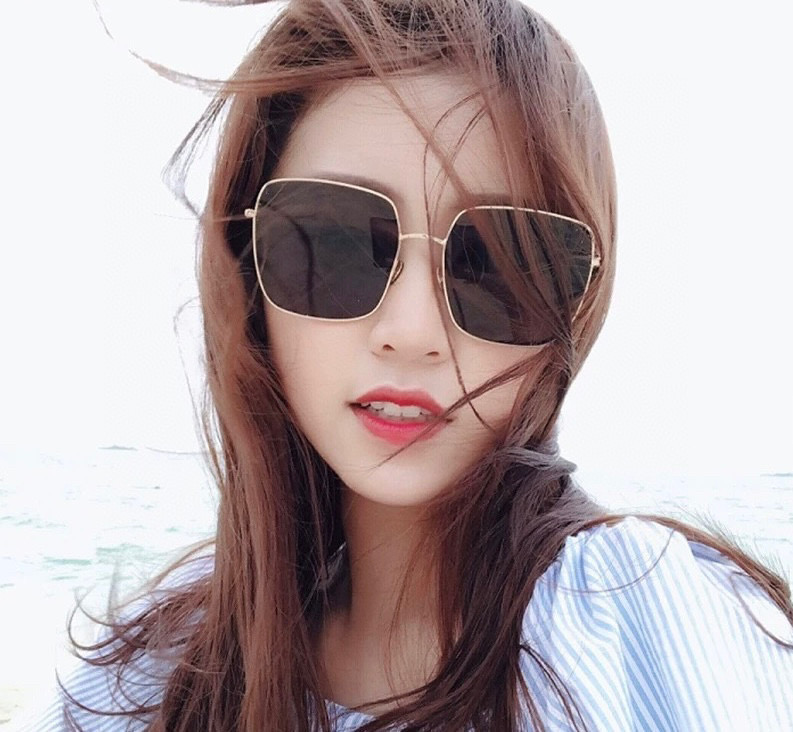 【尼龙偏光系列】GUCCI太阳镜墨圆框设计，不挑脸型，无论搭配大衣还是连衣裙都非常显气质尼龙偏光镜片预防
