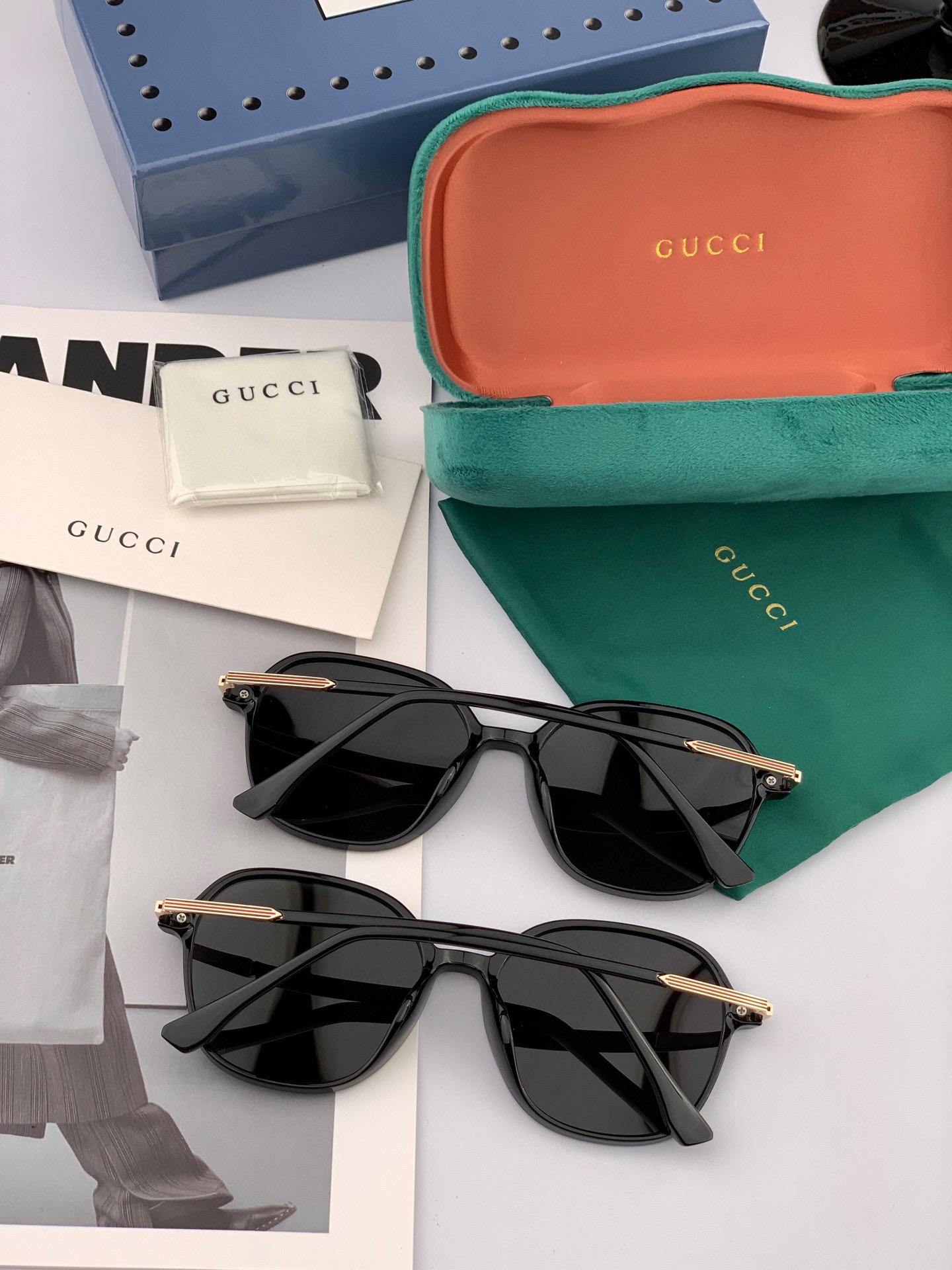  🔺GUCCI🔻古驰 GG圆框太阳镜 完美品质 🎓独特设计  适合各种脸型 亮相时装周 超时尚百搭 实物