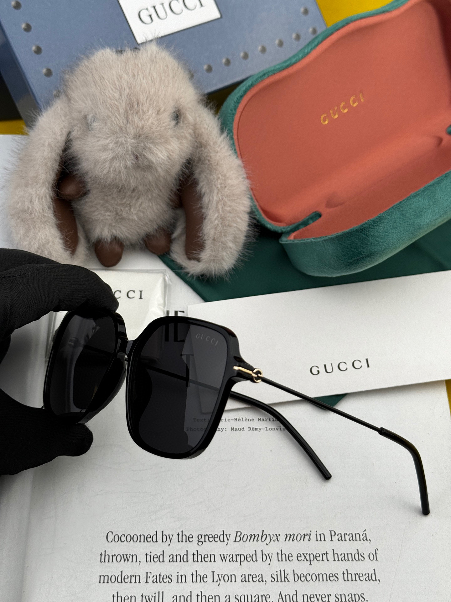   🔺 【GUCCI】2025开春新款 潮流爆款 时尚圆框偏光太阳镜 高品质 佩戴舒适 网红潮款墨镜 女