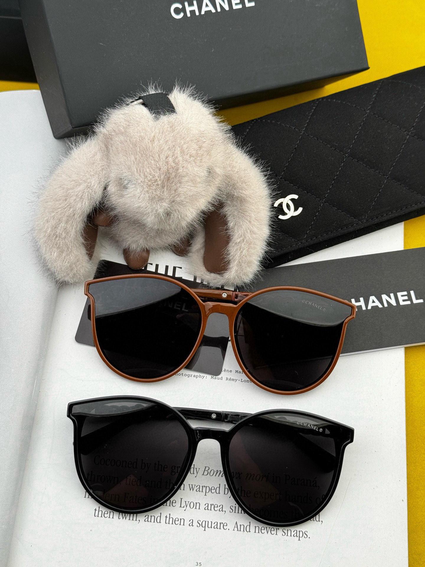  【CHANEL】香奈儿 2025新款潮流爆款 时尚方框太阳镜 佩戴舒适 网红潮款墨镜  女士高清加厚偏