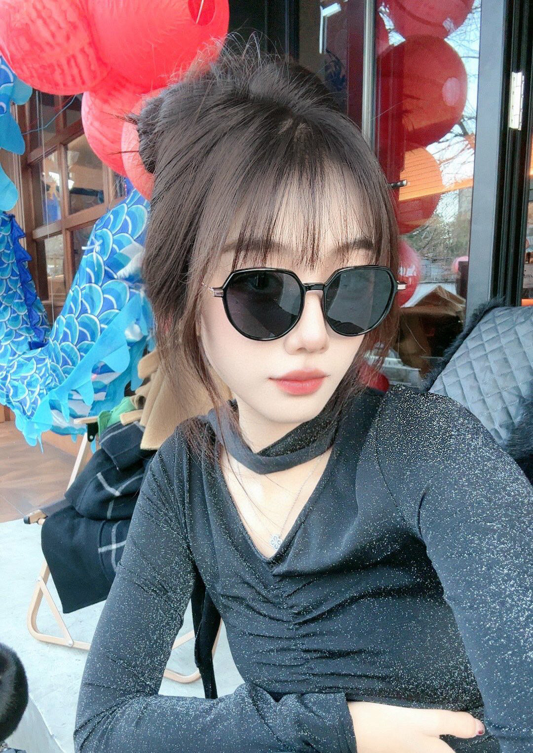 【偏光系列太阳镜】🎈原版出货GUCCI网红超爆款💙经典奢华全球风强酷亲亲 时尚圆框太阳镜得意 气质非凡😄