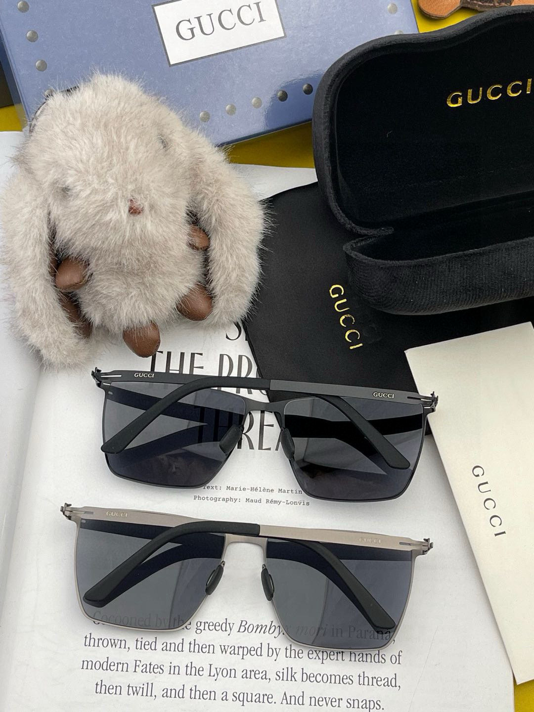 ♦️ GUCCI 2025新款男女情侣款太阳镜多边形墨镜iP电镀永不褪色 超轻超有弹性整幅眼镜无螺丝重要