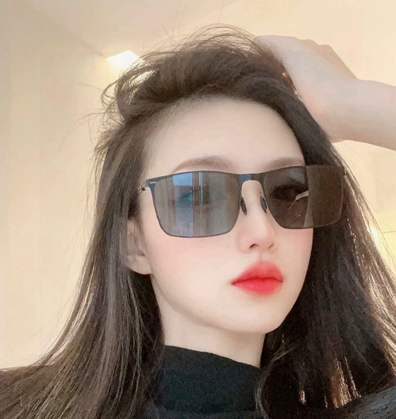 ♦️ GUCCI 2025新款男女情侣款太阳镜多边形墨镜iP电镀永不褪色 超轻超有弹性整幅眼镜无螺丝重要