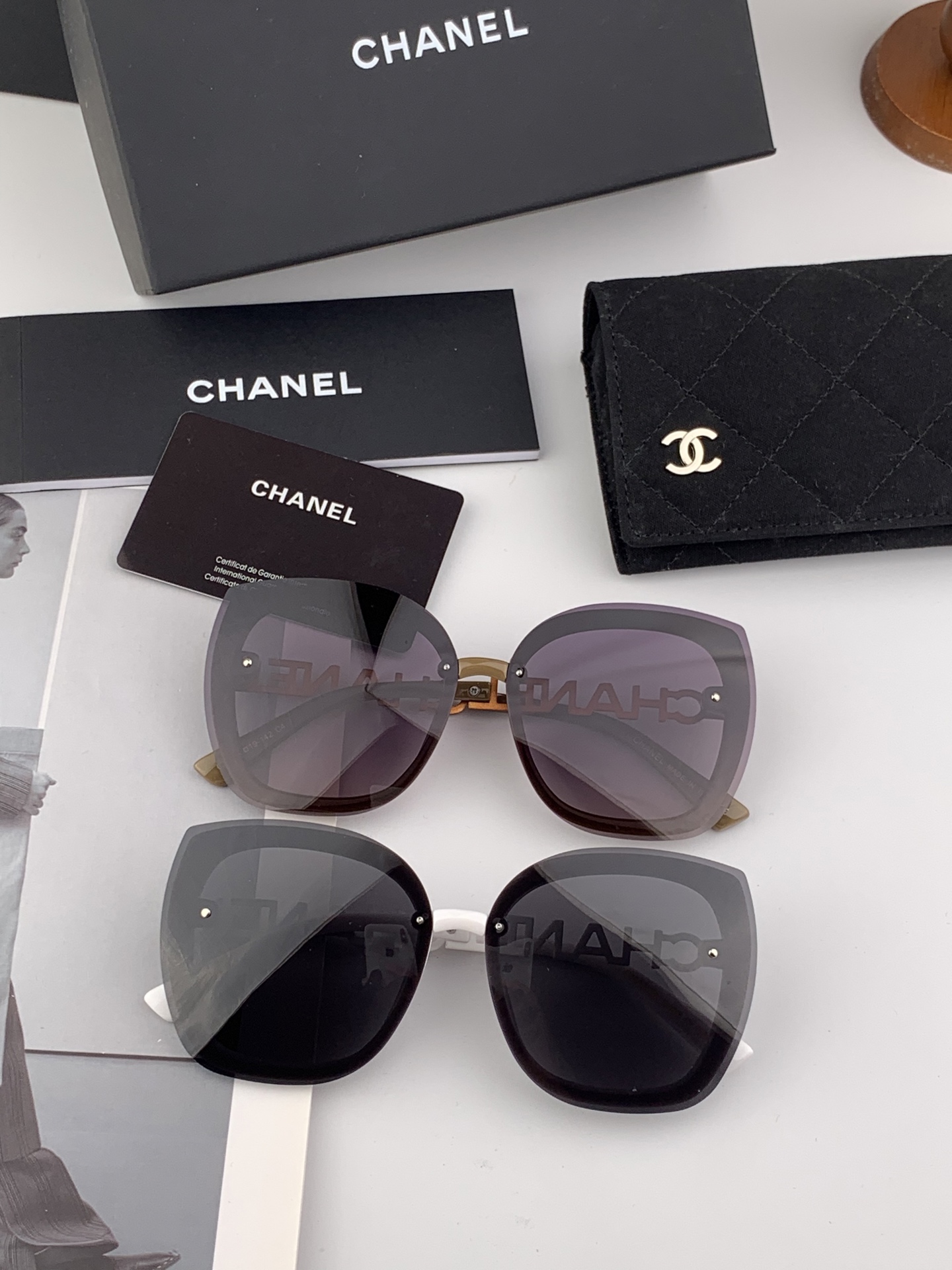   CHANEL香奈儿 2025年开春新款  潮爆流款 时尚圆框太阳镜 高品质 佩戴舒适 网红潮墨款镜 