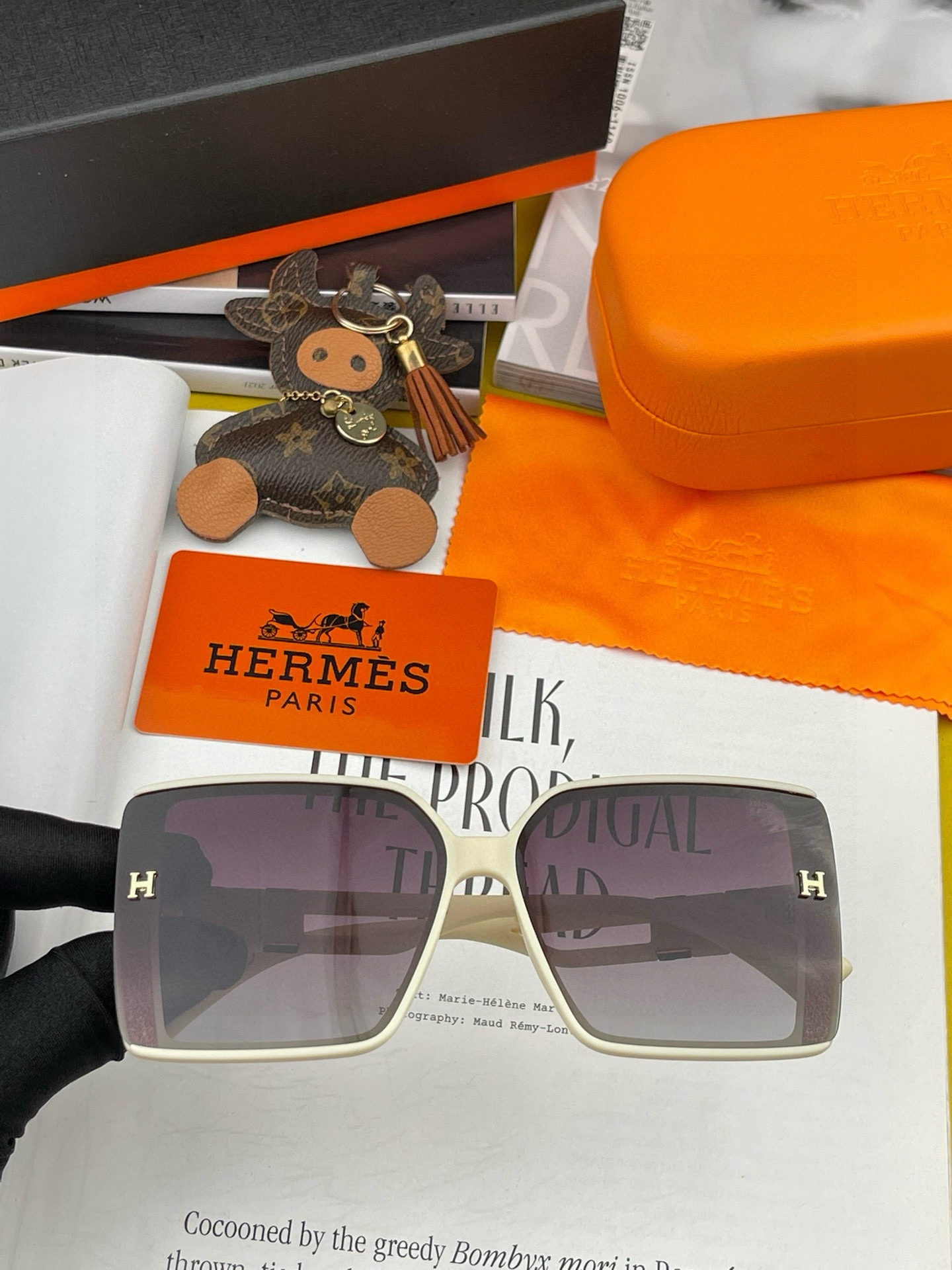   【偏光系列太阳镜】HERMES 爱马仕 🎈原版出货 网红超爆款💙经典奢华全球风强酷亲亲 时尚方框太阳