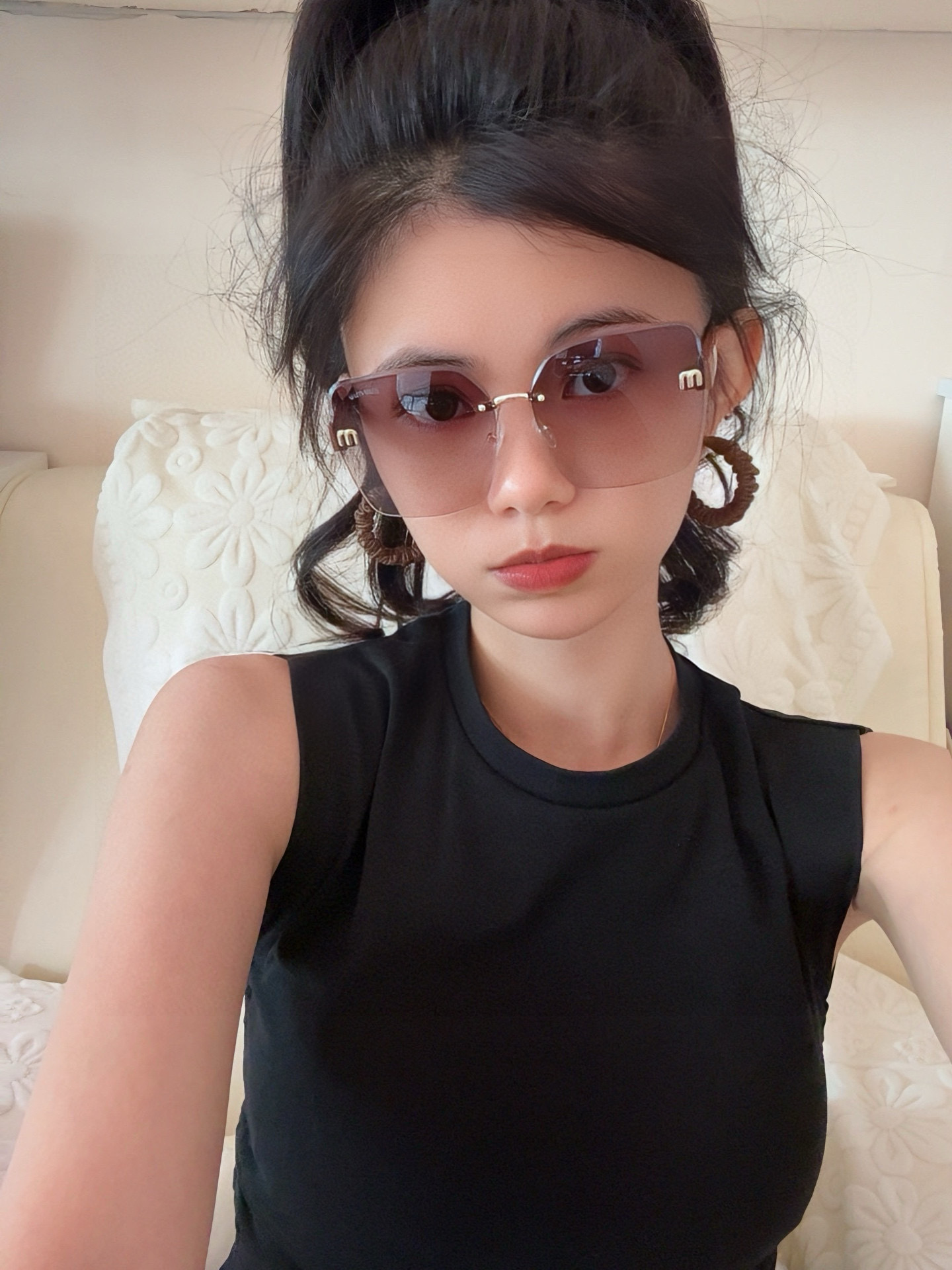   MIUMIU/缪缪🖇🖇2025开春新款🌟闪耀新款璀璨登台 ❤❤太阳镜潮品 精致个性设计简约时尚 专柜