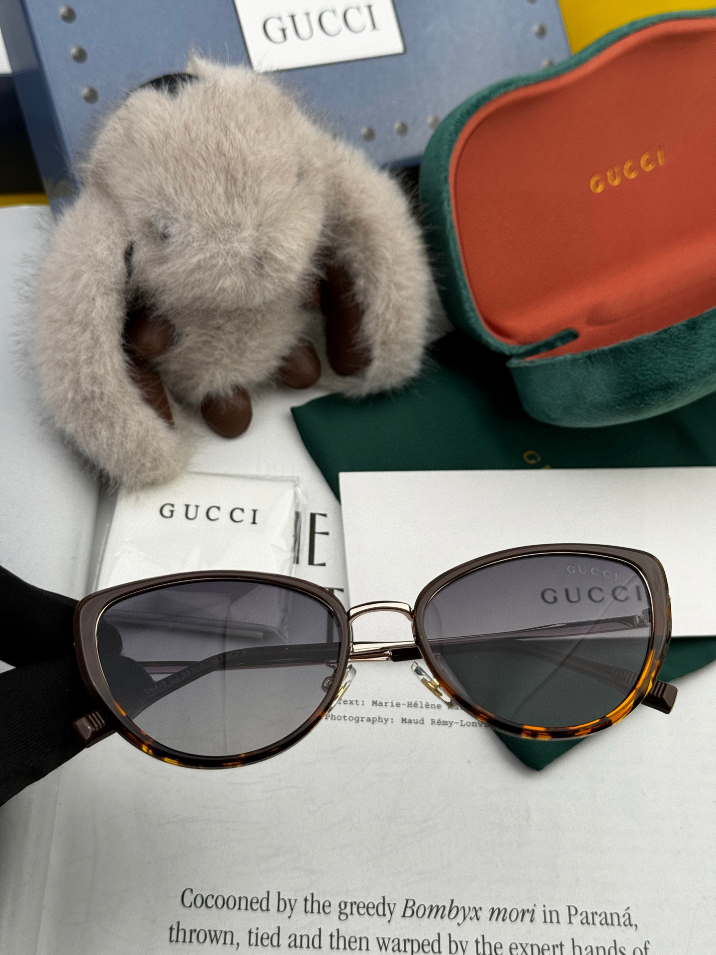  🔺 【GUCCI-偏光太阳镜】2025开春新款 潮流爆款 时尚圆框偏光太阳镜 高品质 佩戴舒适 网红潮