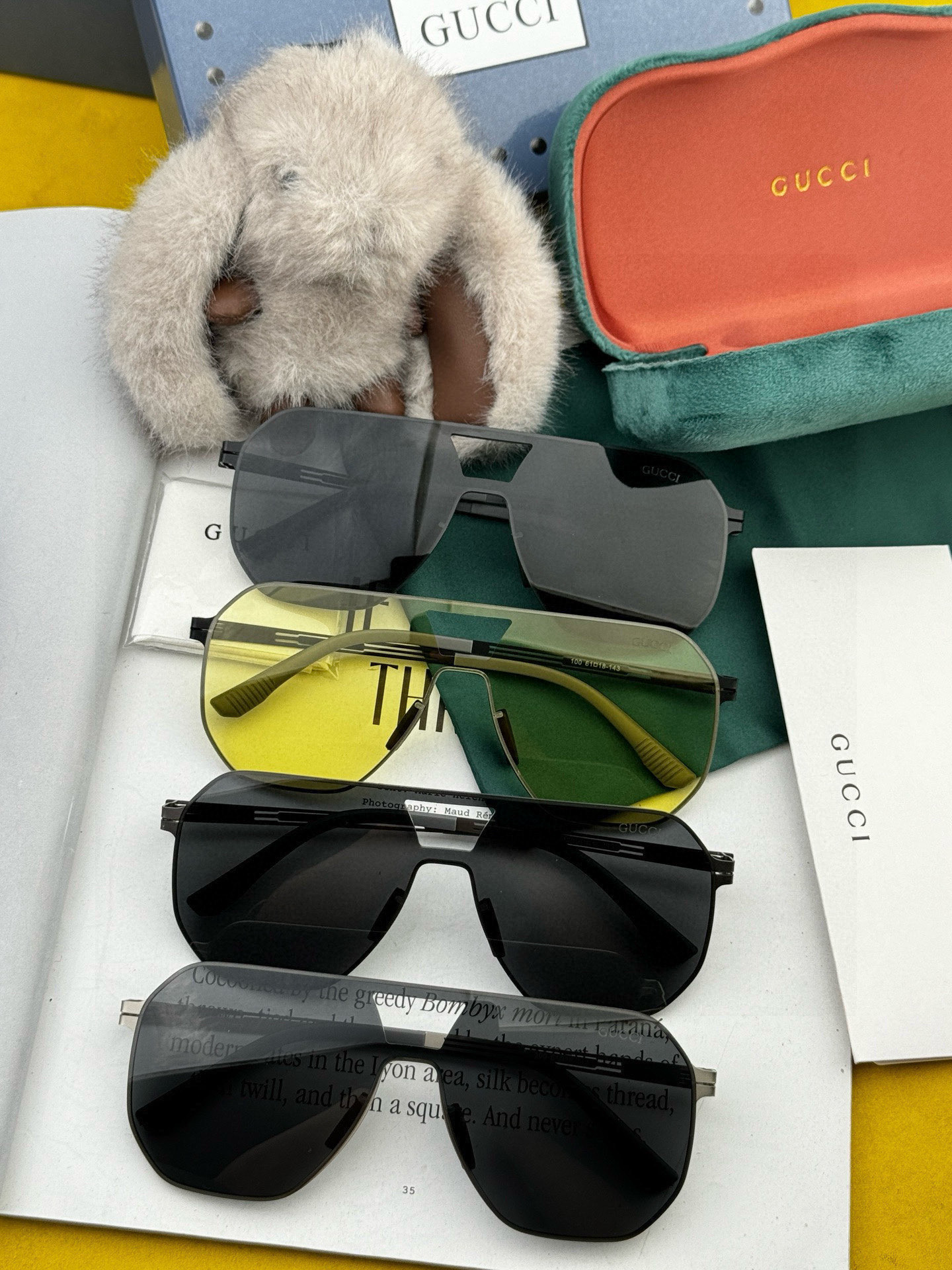 ♦️ GUCCI 2025新款男女情侣款太阳镜多边形墨镜iP电镀永不褪色 超轻超有弹性整幅眼镜无螺丝重要