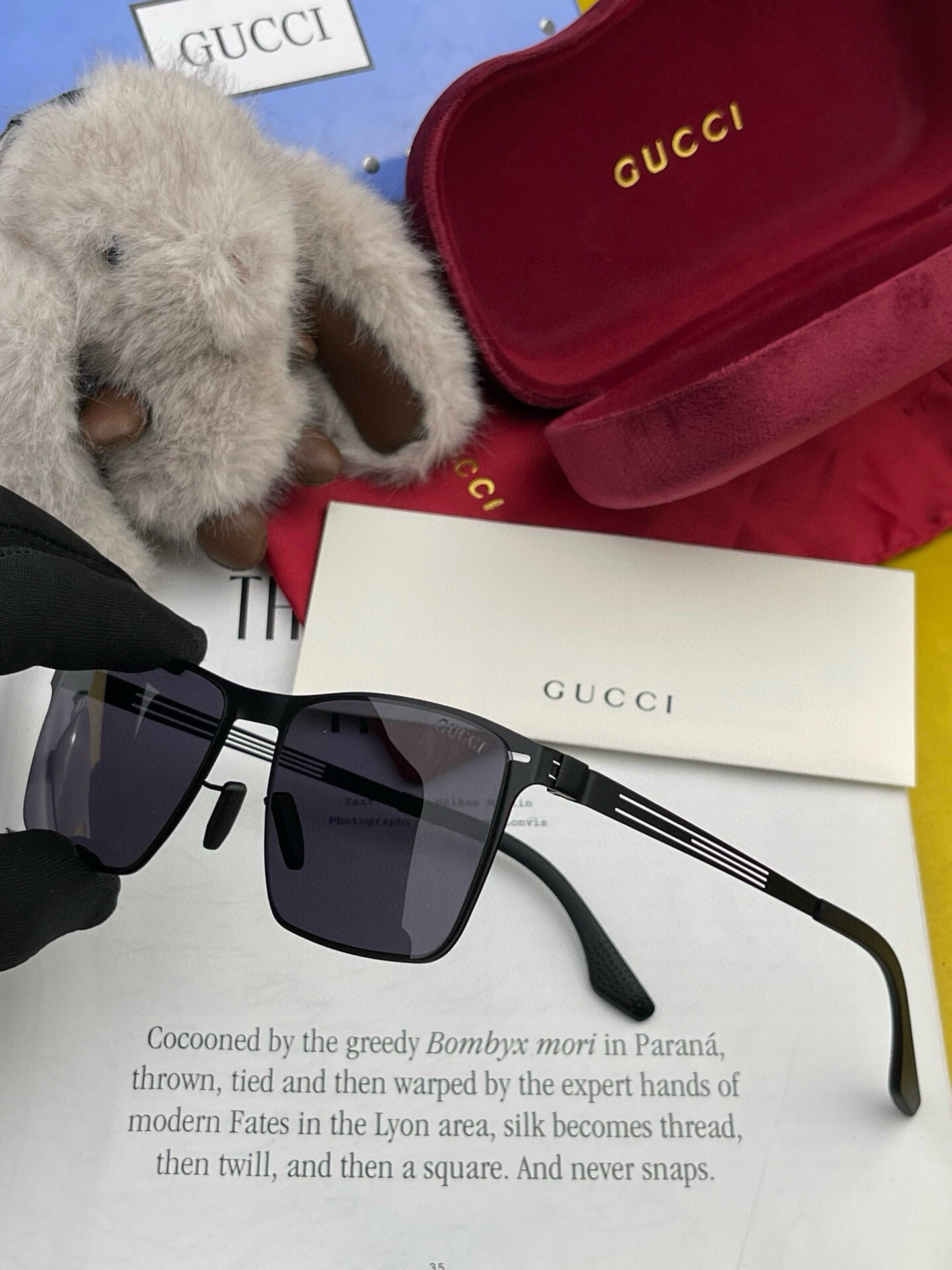 ♦️GUCCI 2025新款男女情侣款太阳镜多边形墨镜iP电镀永不褪色 超轻超有弹性整幅眼镜无螺丝重要的