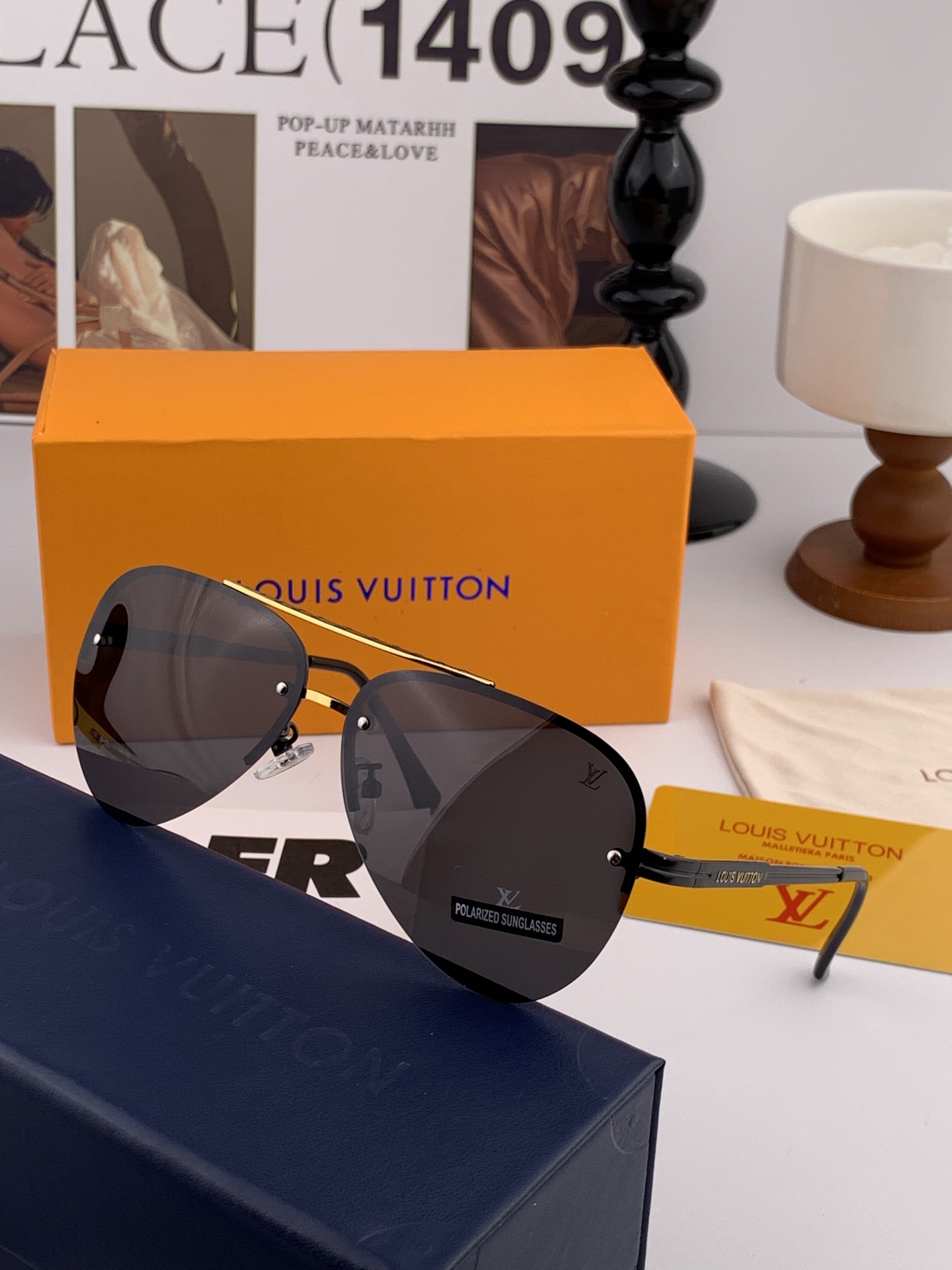  2025新款 LOUIS VUITTON-路易家  新品LV蛤蟆框太阳镜 每一付都是精品 ❤️时尚达人