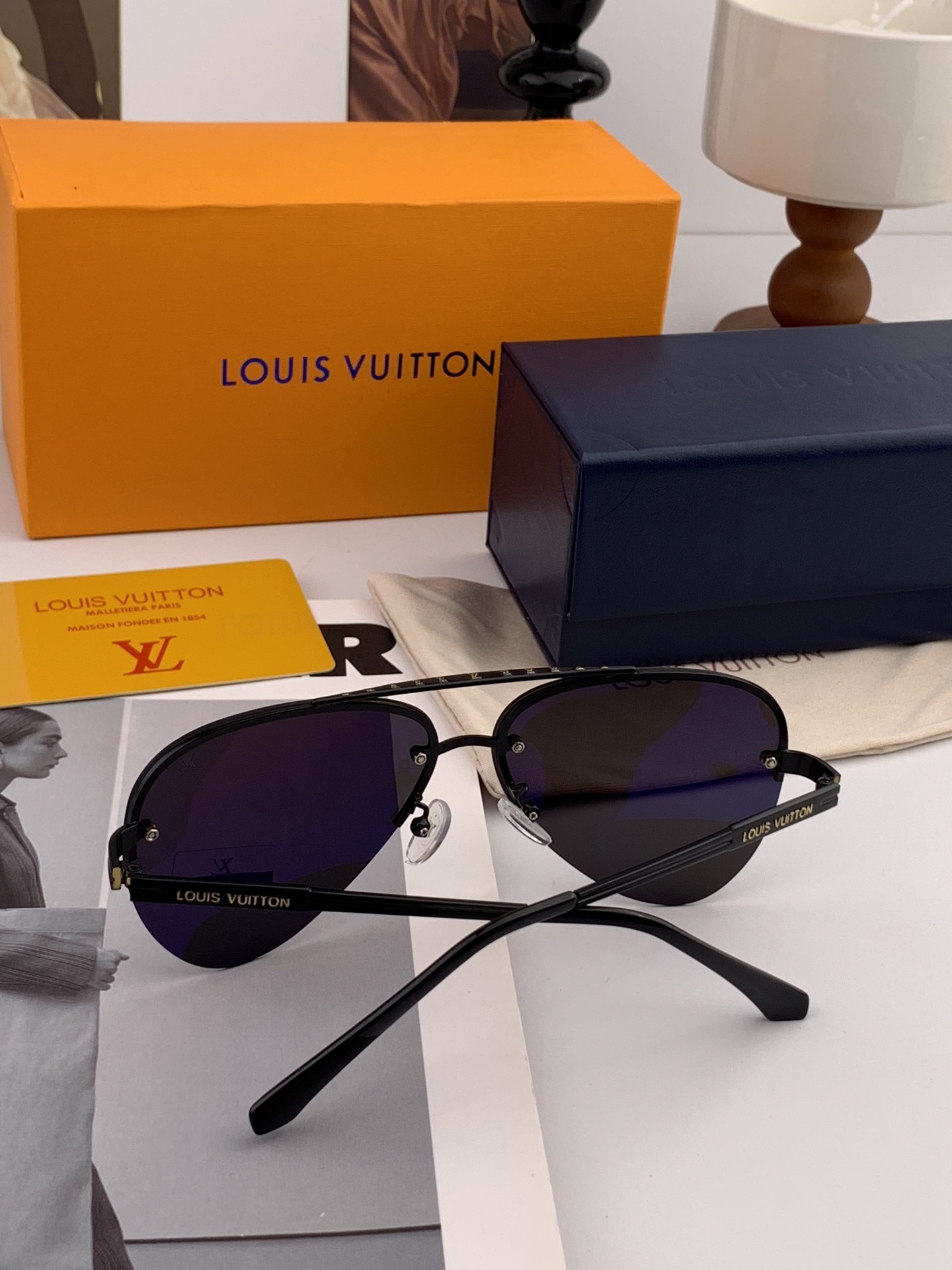  2025新款 LOUIS VUITTON-路易家  新品LV蛤蟆框太阳镜 每一付都是精品 ❤️时尚达人