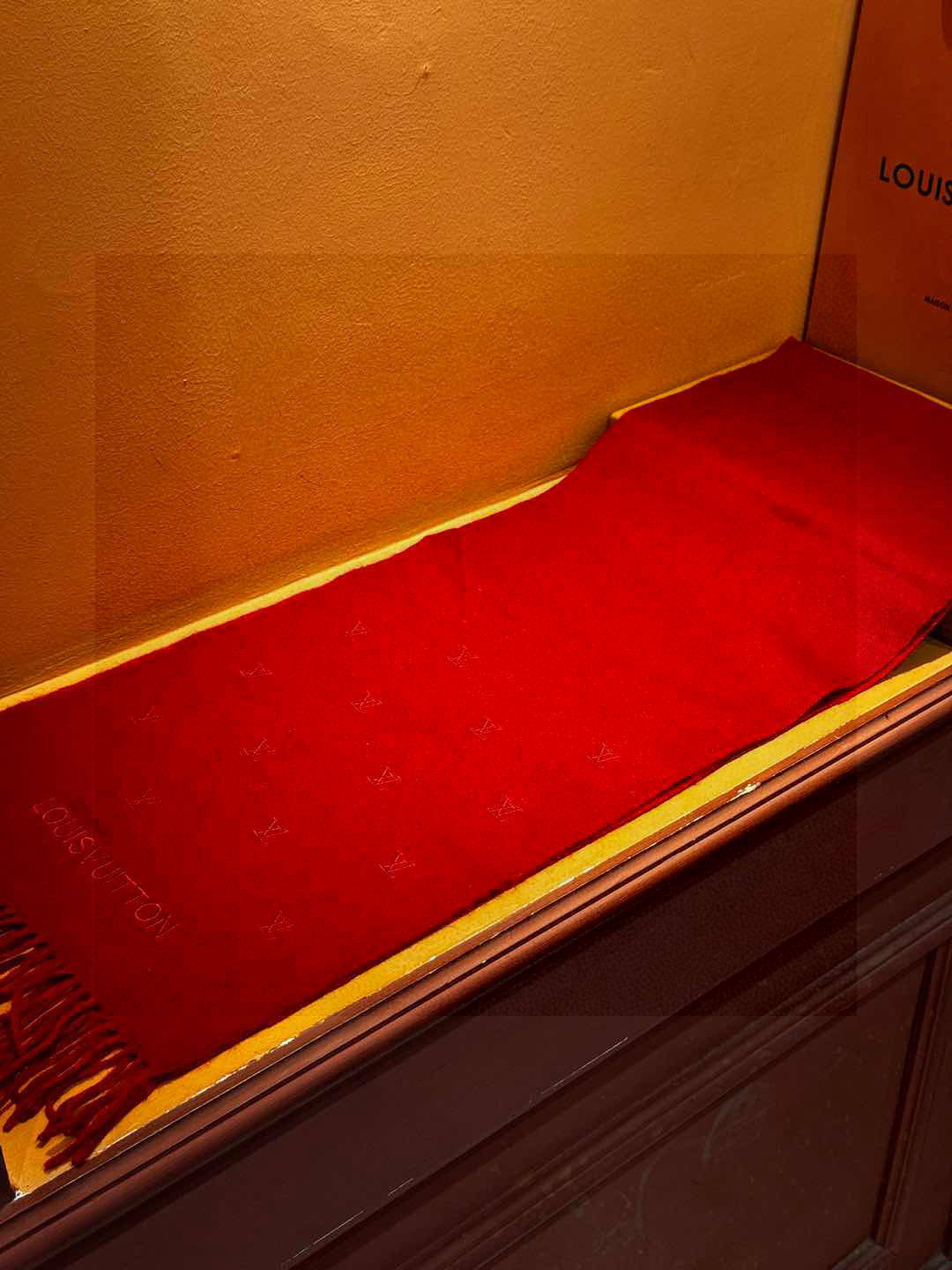   【LV】官网新款 情侣款 巴黎时装展双面羊绒围巾！采用蒙古高原细羊绒！手感满满地都是细腻的绒毛！这个