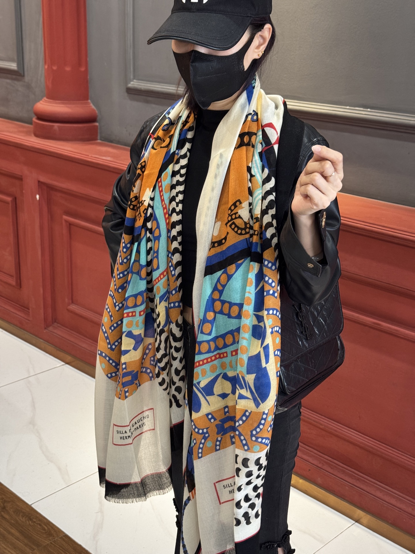  专柜同步 Hermes家买了都说好看【马鞍羊绒长巾】‼️推荐💕顶级工艺超值‼️爱马仕专柜爆款🎁🎁羊绒长