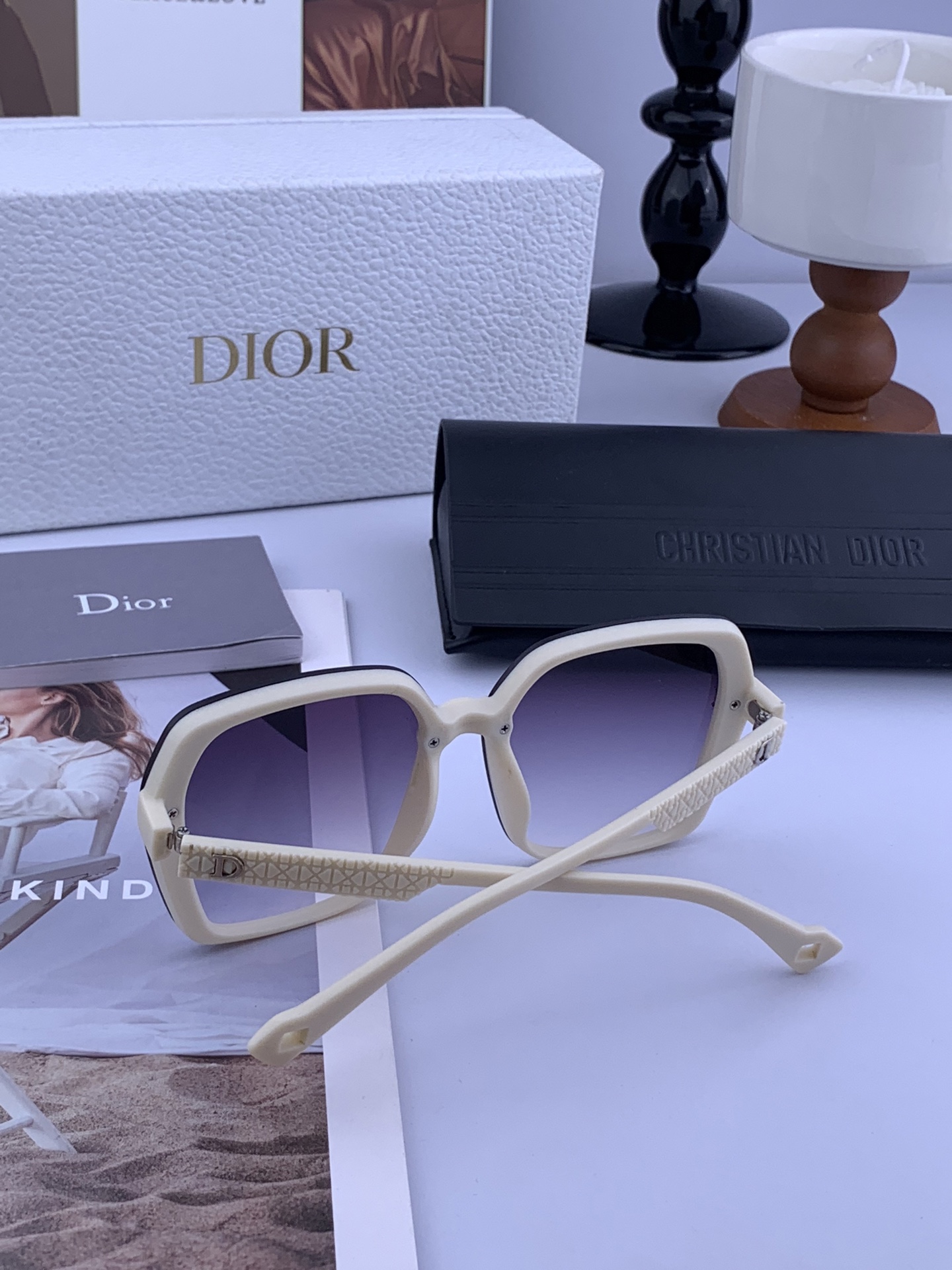  【DIOR】迪奥偏光太阳镜 时尚造型 开车驾驶镜时尚墨镜🌸世界顶级奢华品牌，品质保证！😍😍经典款, 明