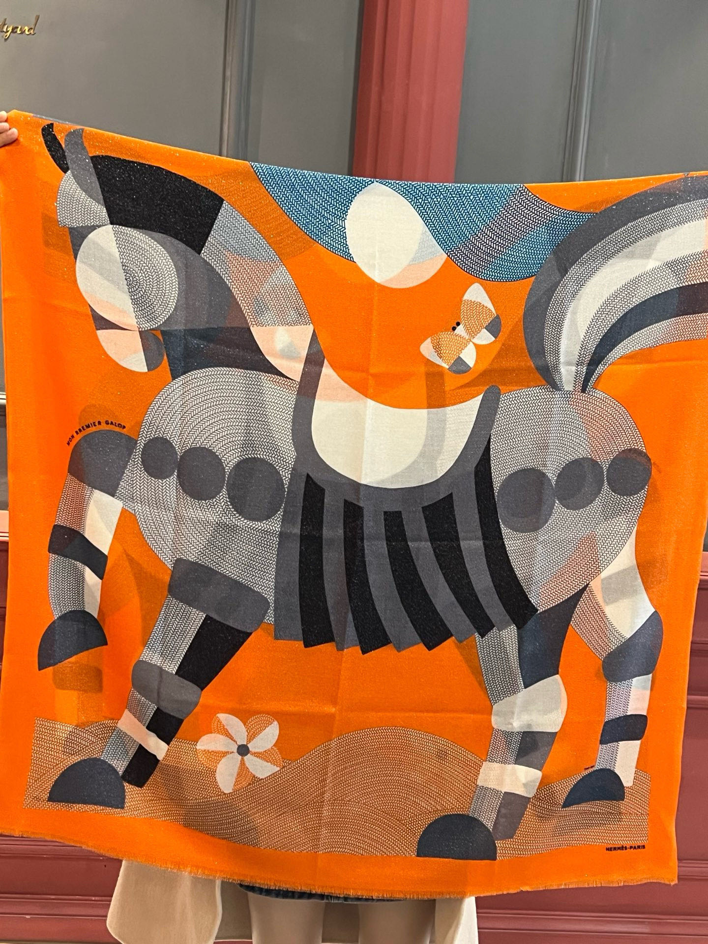   会发光发亮的围巾 新款🆕🏇🏇买了都说好看‼️推荐💕【小马跳跃】顶级工艺超值‼️爱马仕专柜爆款🎁💟立体