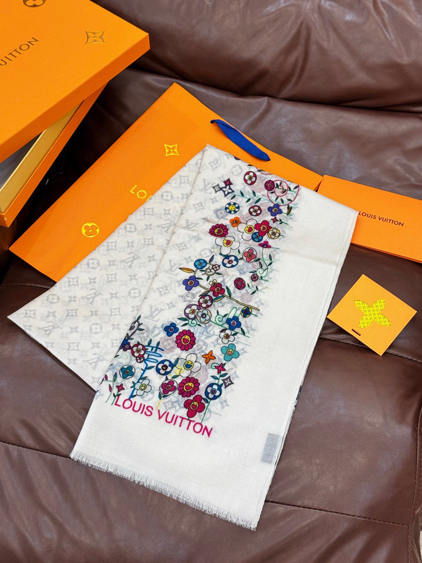 25年新品🌈上新 专柜同步材质 LV x TM Monogram SuPerflat Flowers 方