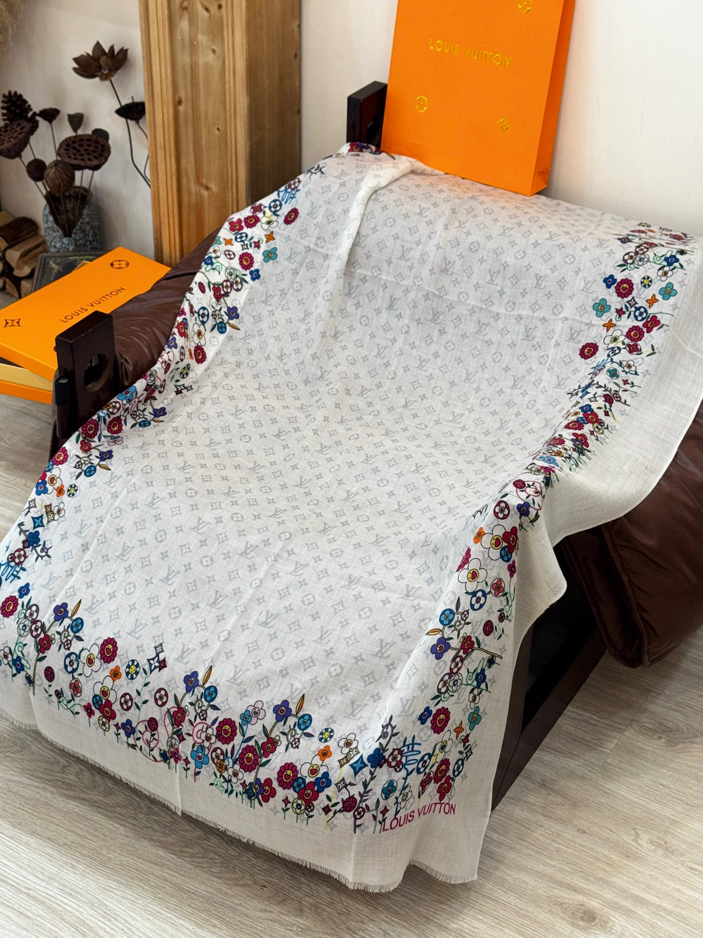 25年新品🌈上新 专柜同步材质 LV x TM Monogram SuPerflat Flowers 方