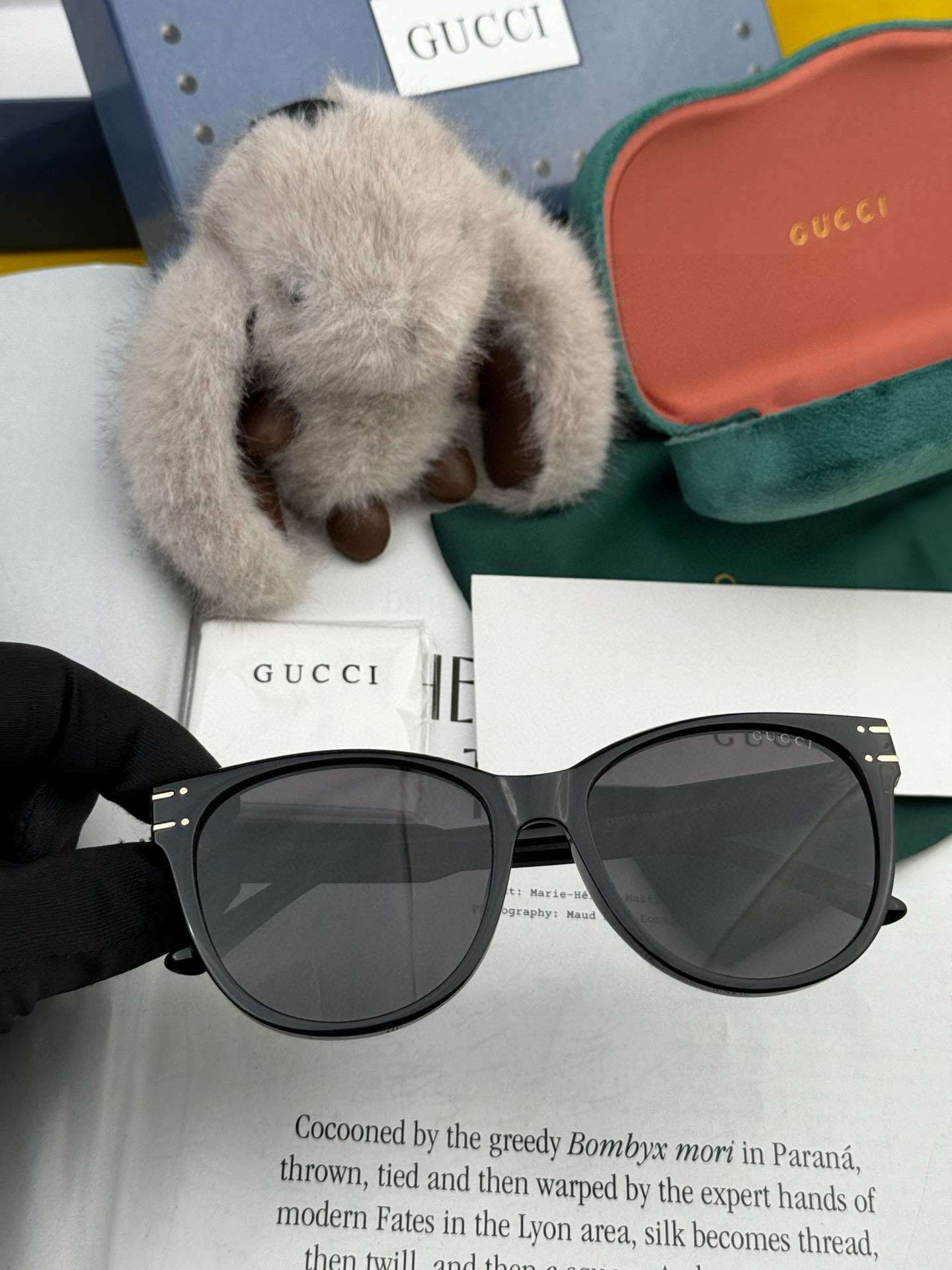 🔺 【GUCCI-偏光太阳镜】2025开春新款 潮流爆款 时尚圆框偏光太阳镜 高品质 佩戴舒适 网红潮款