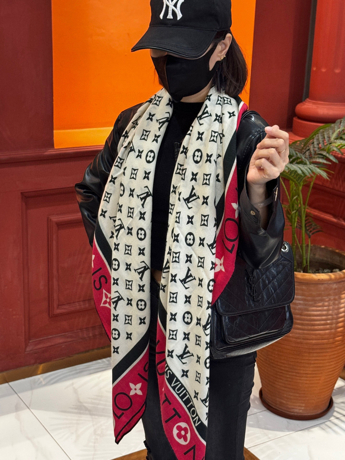 MONOGRAM INFINITY 140丝毛方巾【140顶级丝毛双面同色】Monogram Infin