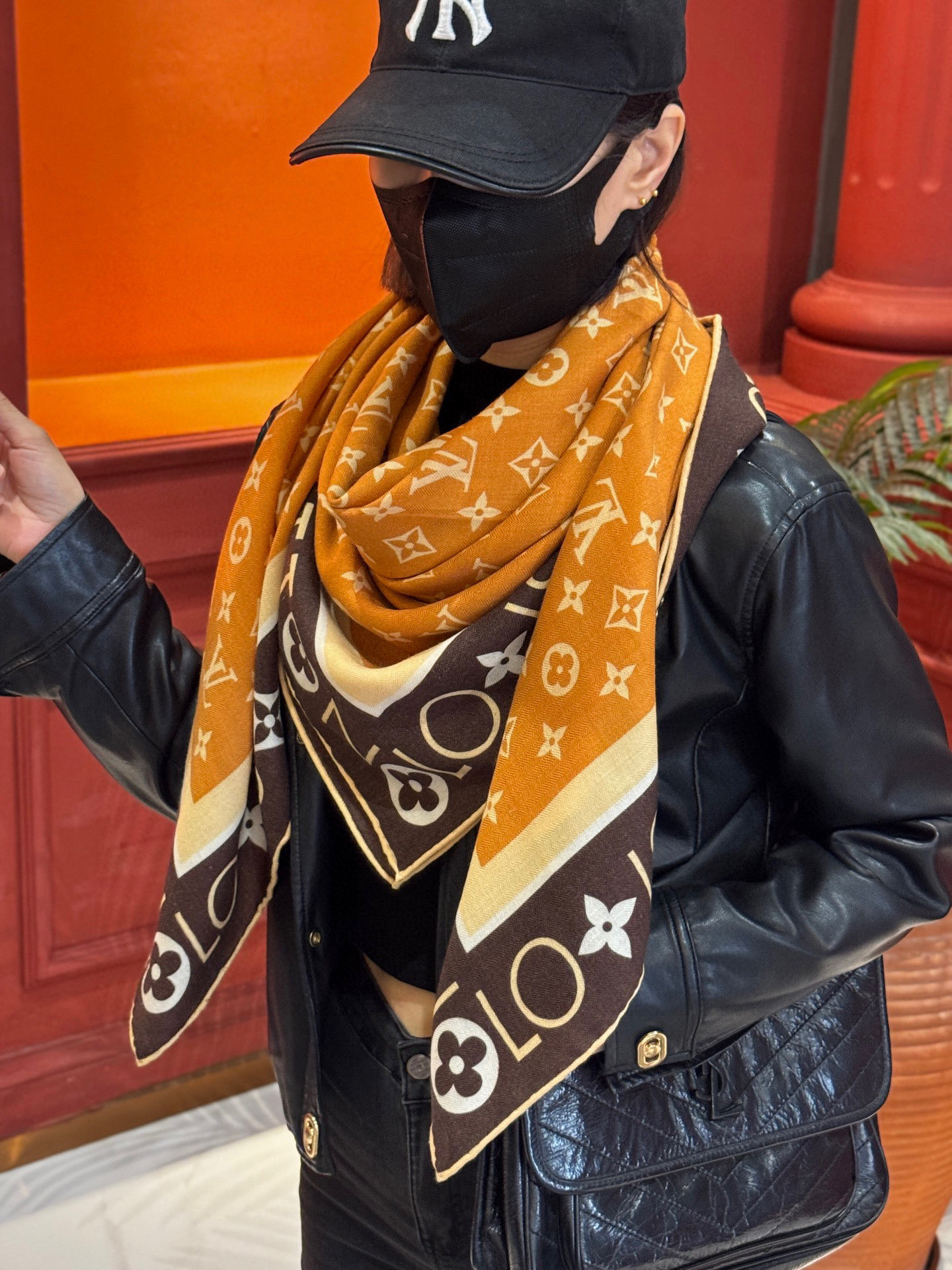 MONOGRAM INFINITY 140丝毛方巾【140顶级丝毛双面同色】Monogram Infin