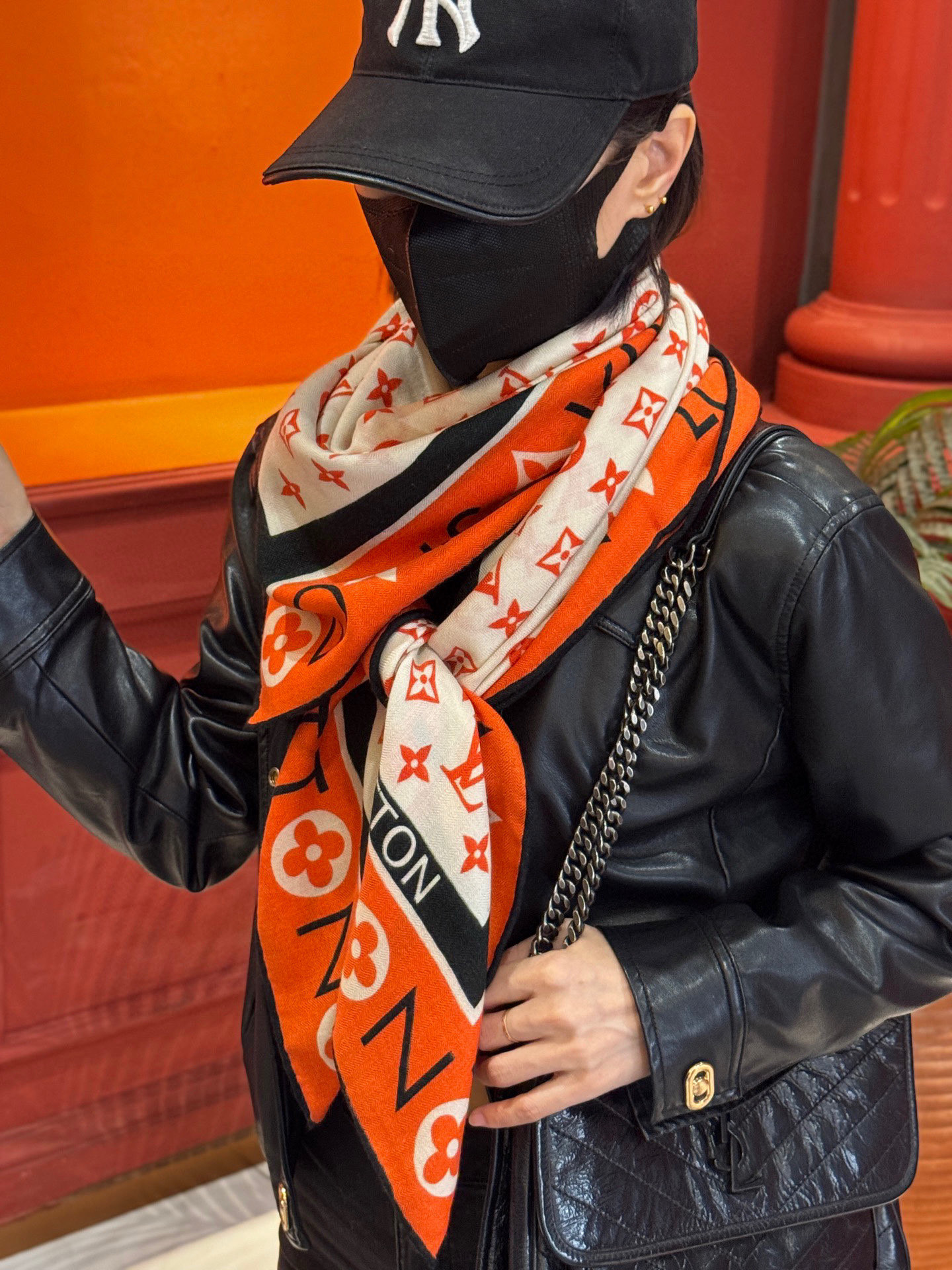 MONOGRAM INFINITY 140丝毛方巾【140顶级丝毛双面同色】Monogram Infin