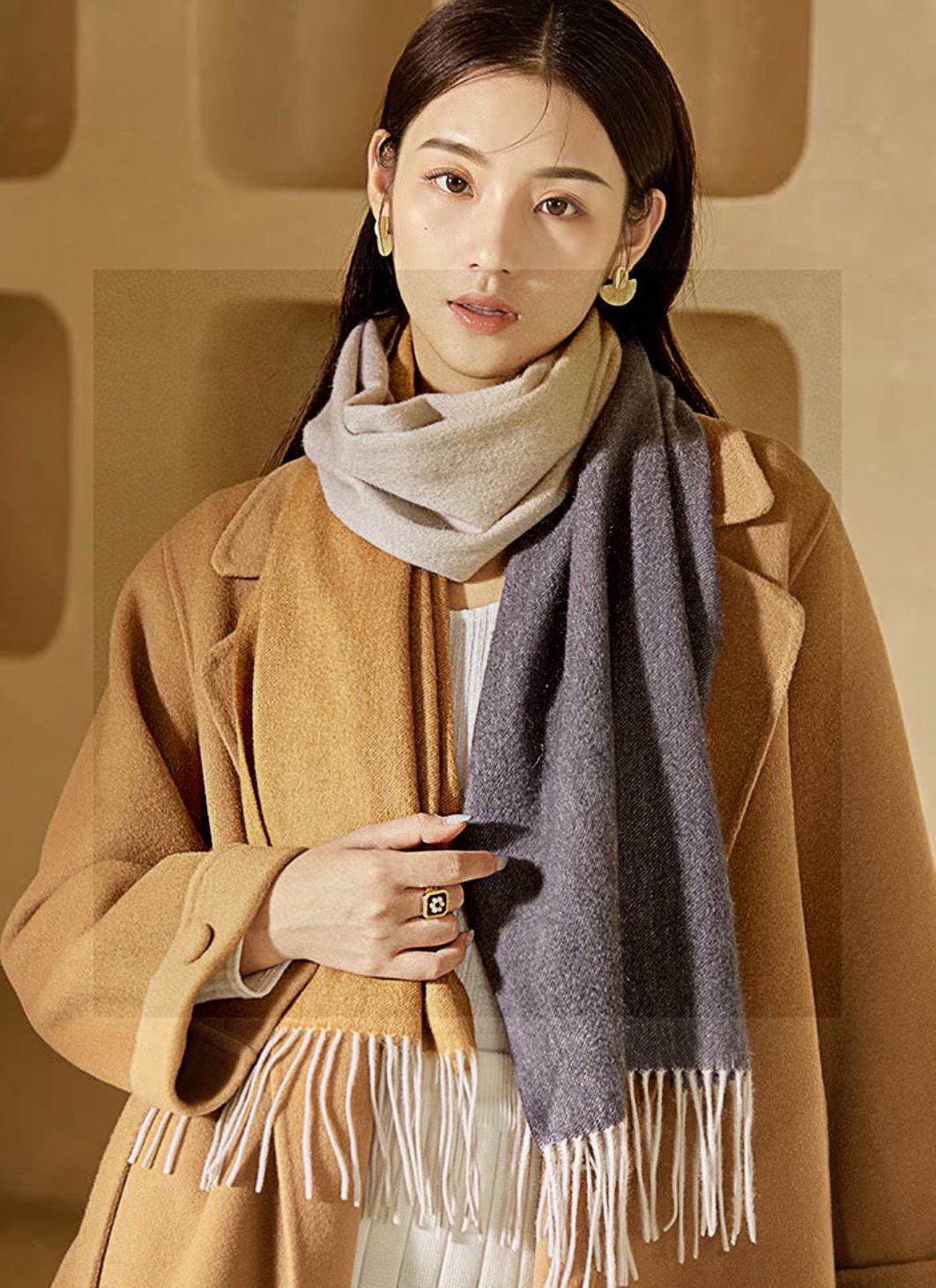 ✨✨太美了😍 爱马仕 情侣款 美到要尖叫😱专柜最新款🎊英伦欧美范儿「多色渐变」又是一款即时尚又实用的大围