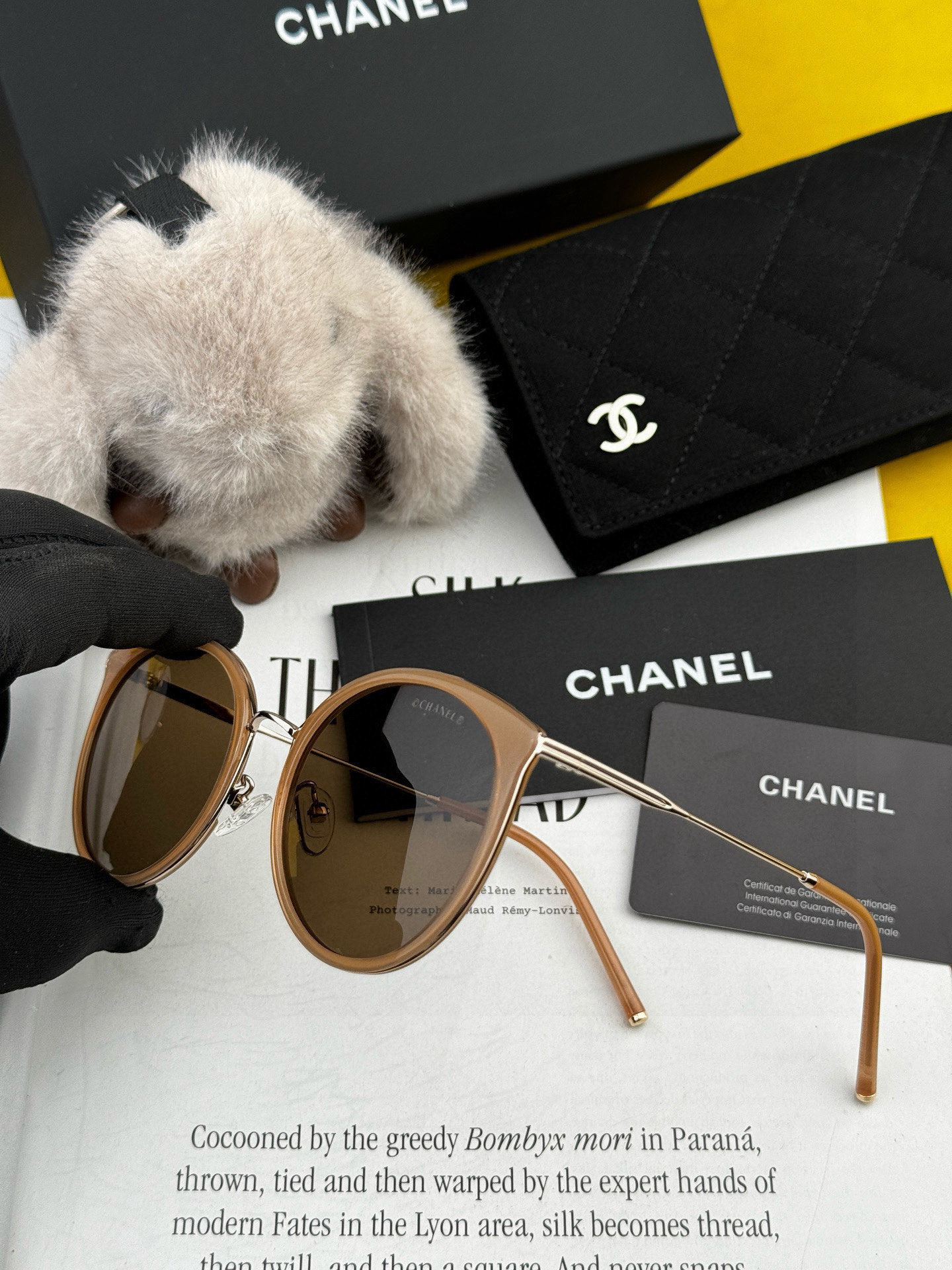 新品CHANEL 香奈儿太阳镜以独特魅力和前卫风格诠释春夏最新眼镜，质感超好佩带舒适 型号：CH6314