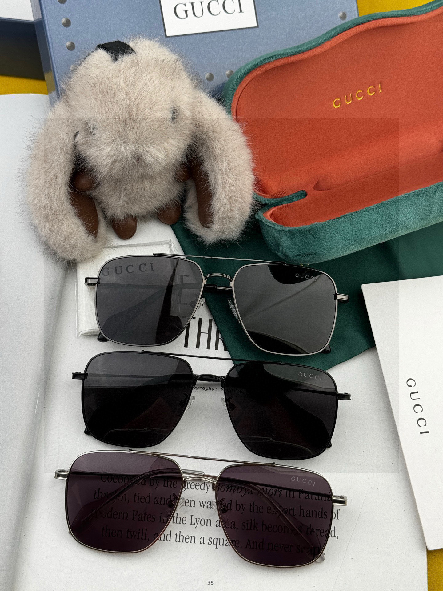 Gucci 。 高品质男女款墨镜 👍 进口宝丽来偏光镜片 。蛤蟆镜 开车钓鱼都可 。百搭显瘦墨镜韩版男士