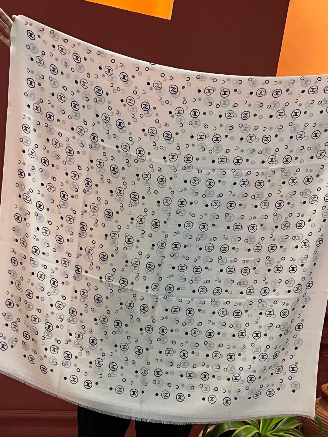 会发光发亮的围巾 💄💋新款客供银线💖羊绒面料长巾 😘美翻了[流泪]【银线心愿锁长巾】御用殿堂级极‼️新款