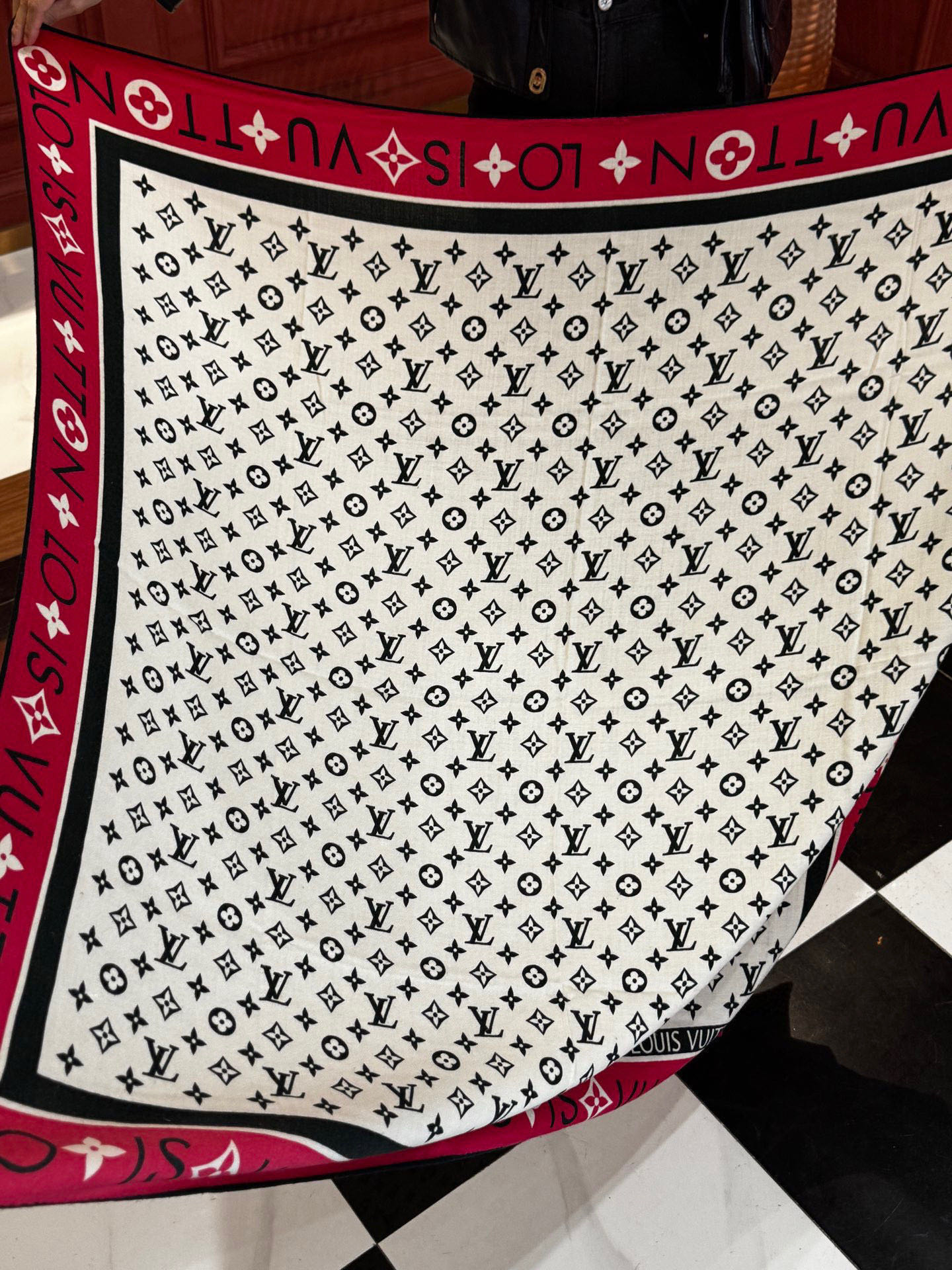 MONOGRAM INFINITY 140丝毛方巾【140顶级丝毛双面同色】Monogram Infin