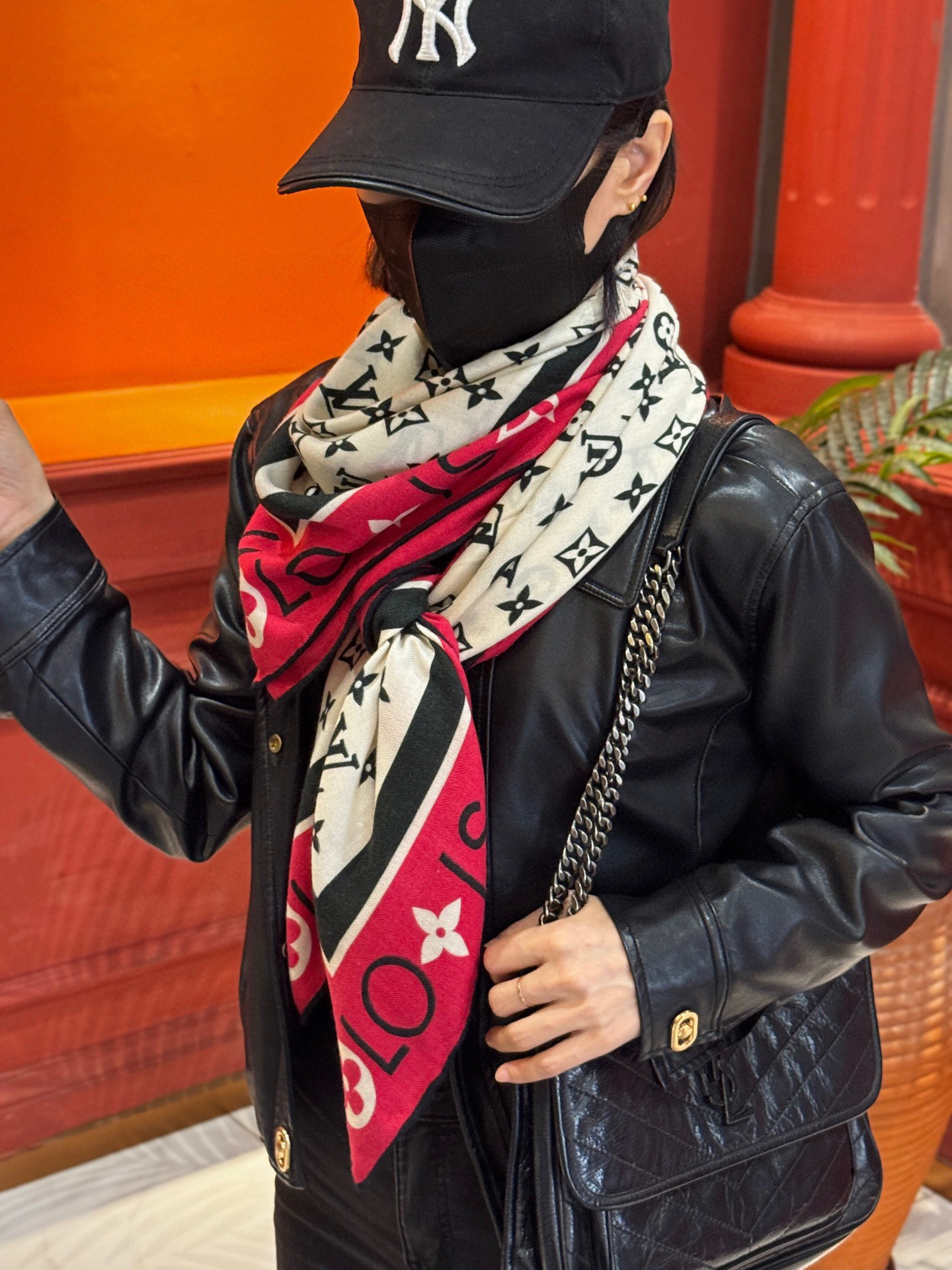 MONOGRAM INFINITY 140丝毛方巾【140顶级丝毛双面同色】Monogram Infin