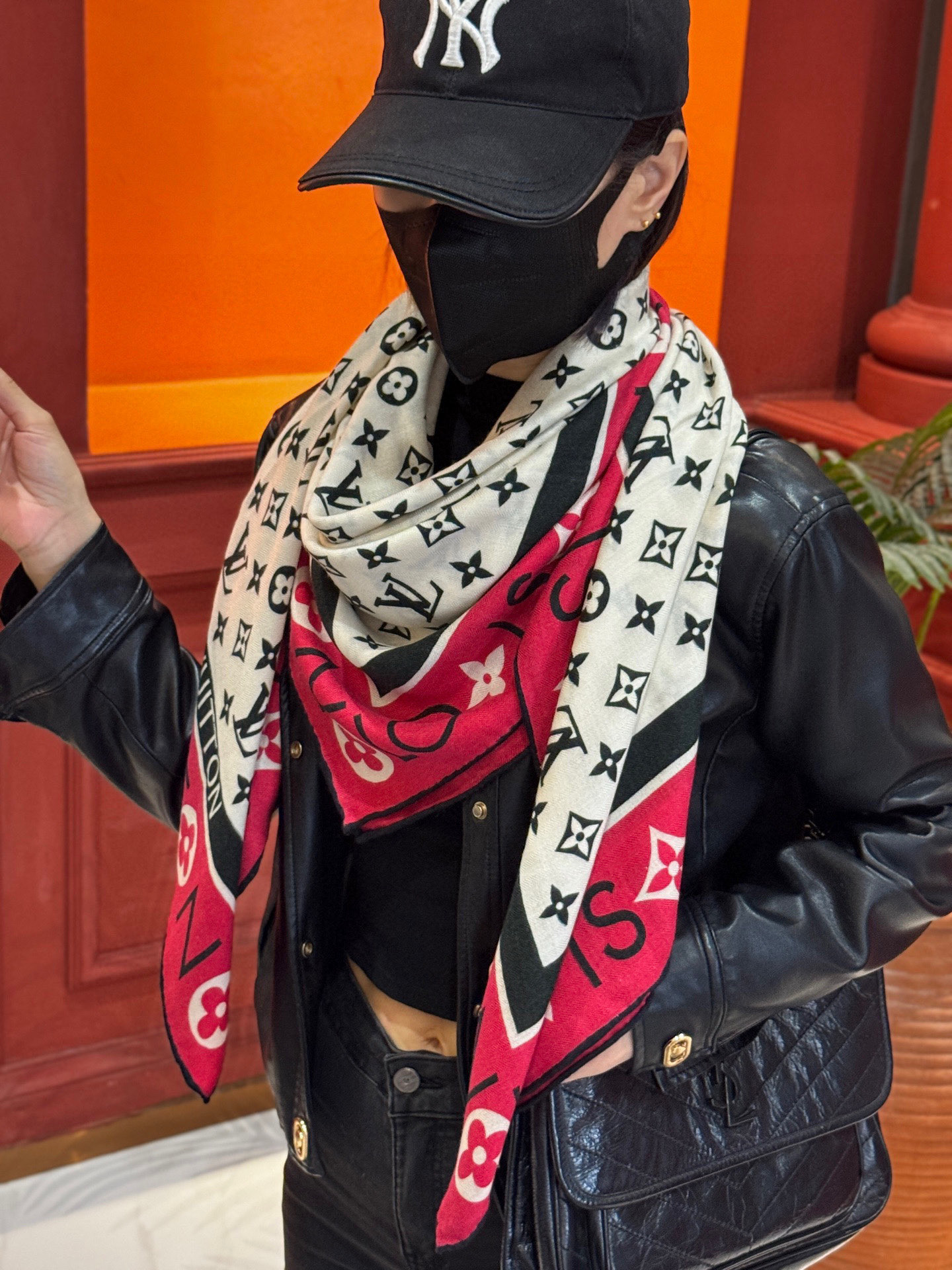 MONOGRAM INFINITY 140丝毛方巾【140顶级丝毛双面同色】Monogram Infin