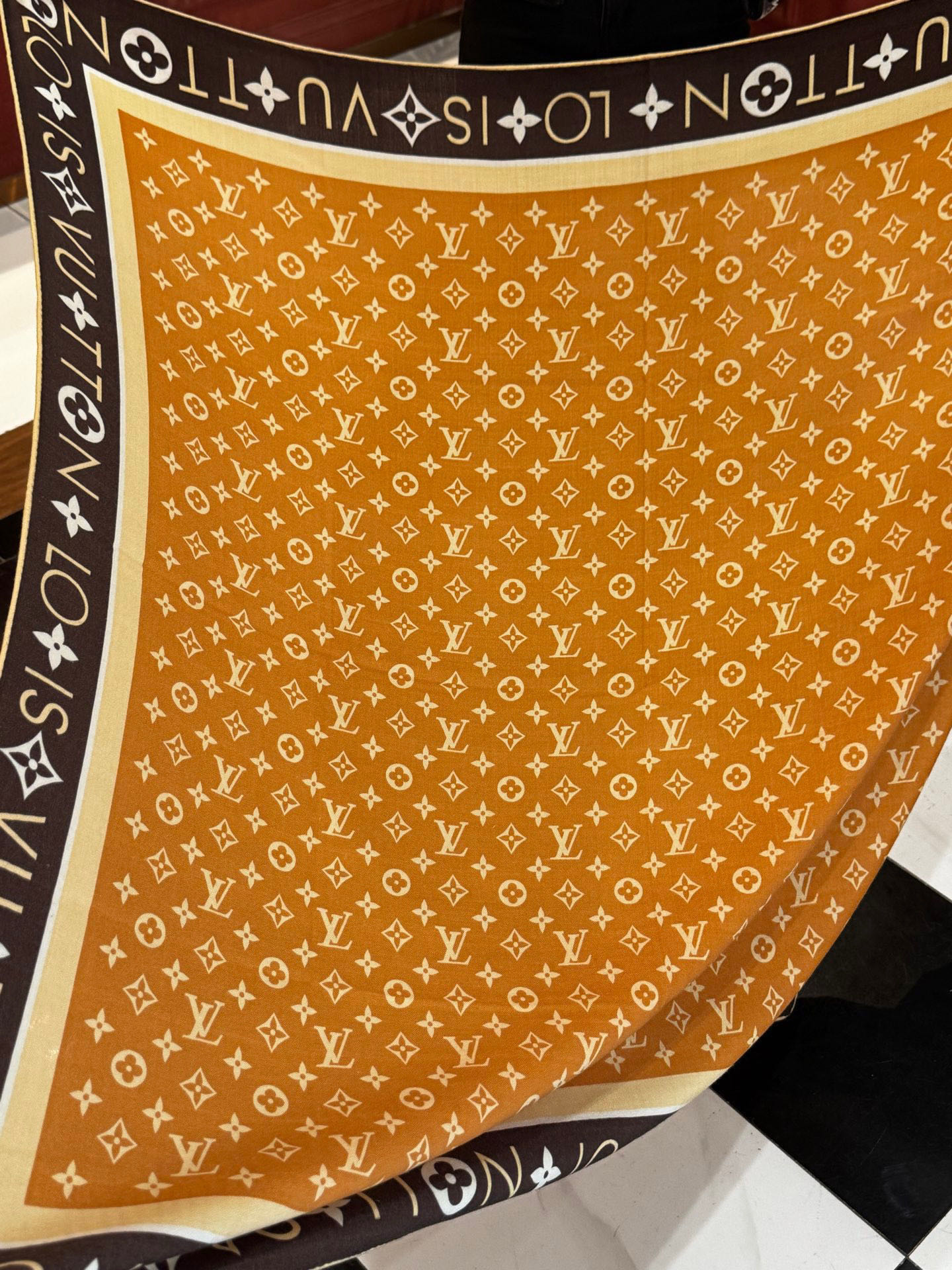 MONOGRAM INFINITY 140丝毛方巾【140顶级丝毛双面同色】Monogram Infin